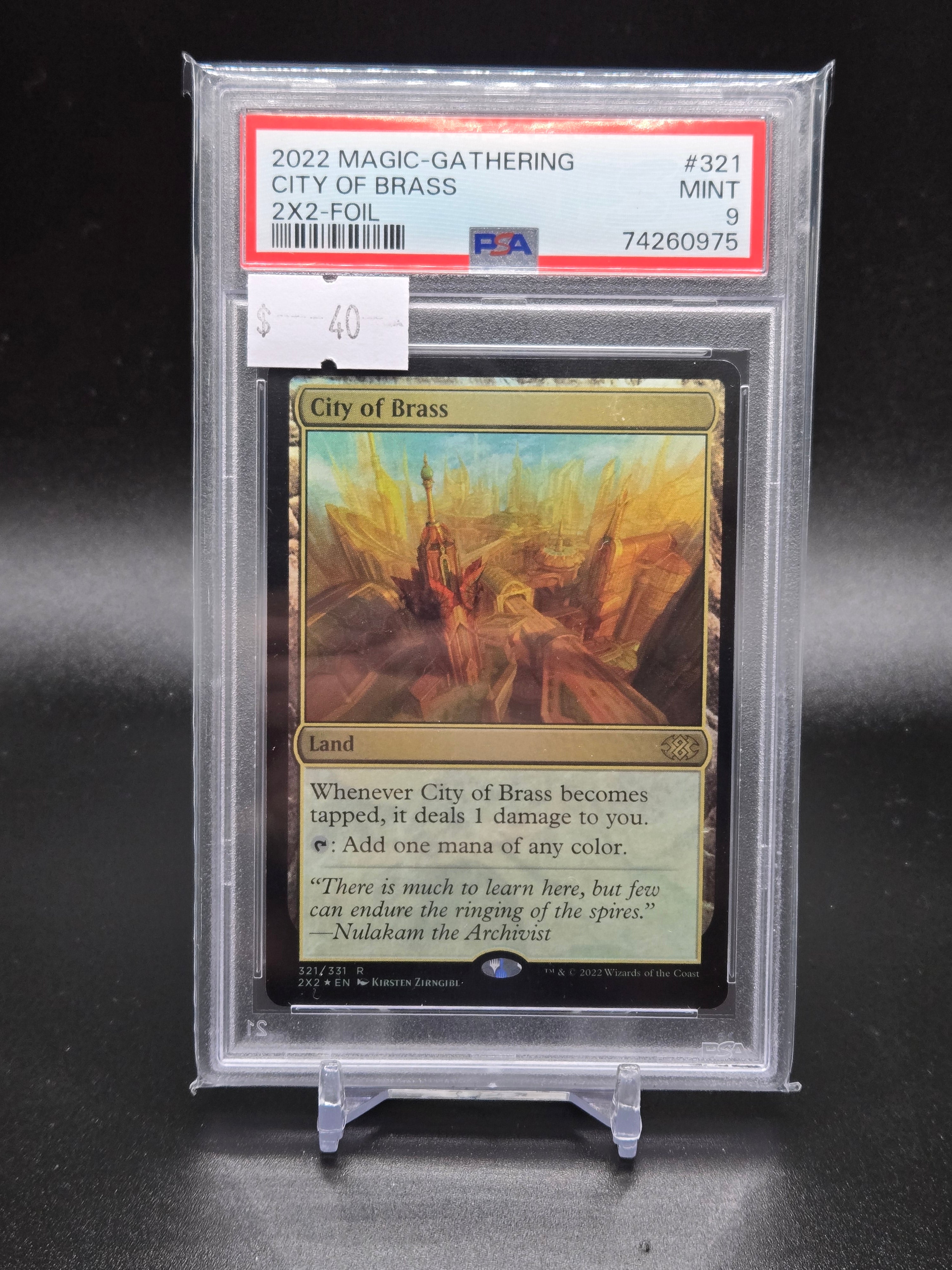 2022 Magic-Gathering City Of Brass 2x2-Foil