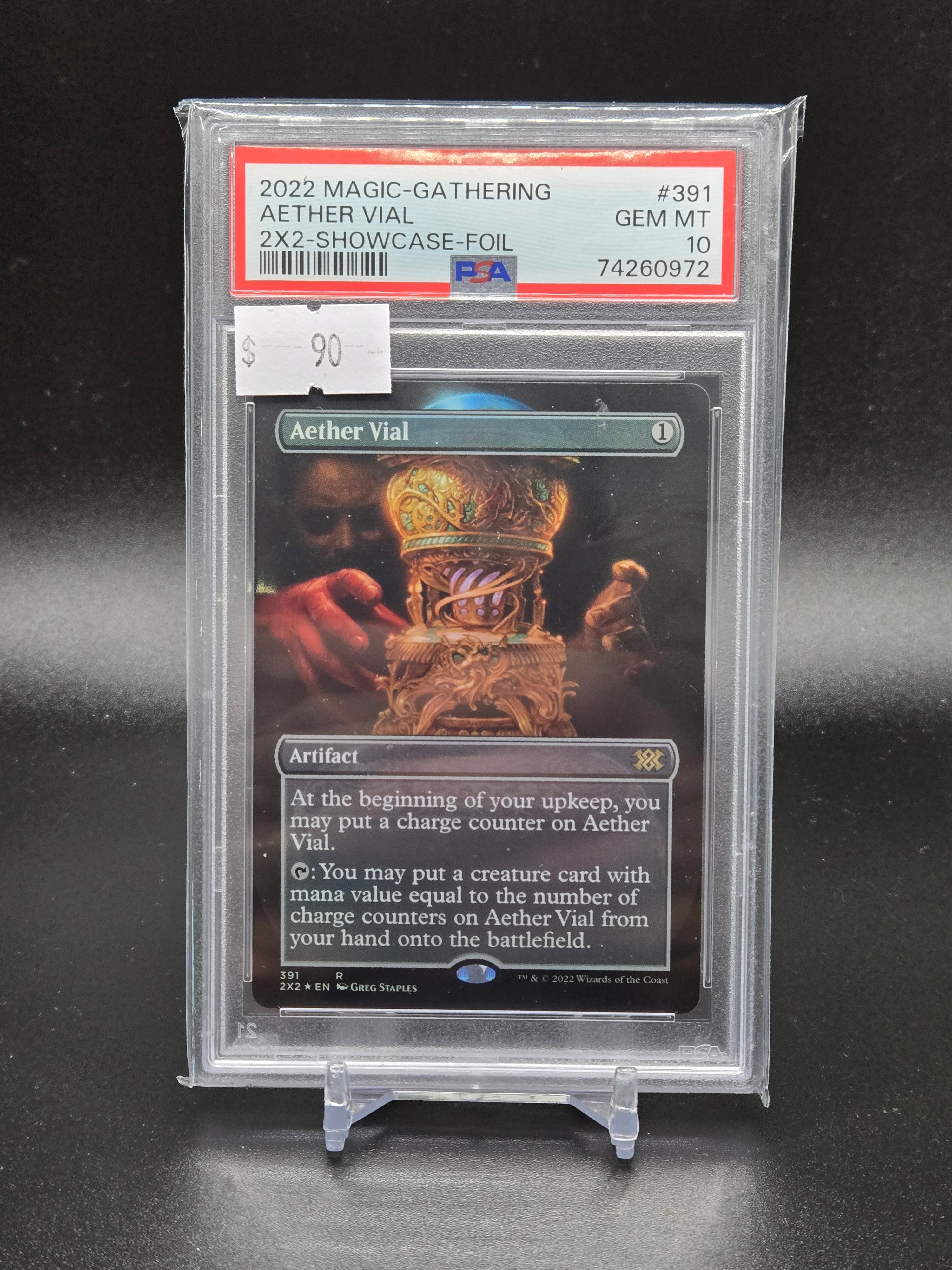 2022 Magic-Gathering Aether Vial 2x2-Showcase-Foil