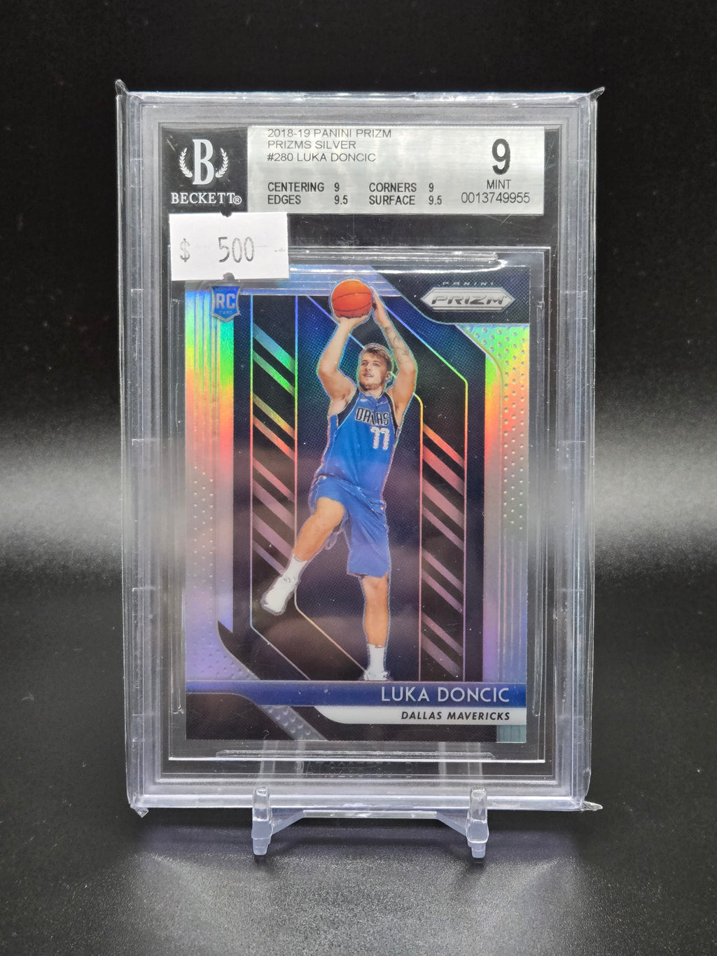 2018-19 Panini Prizm Prizms Silver #280 Luka Doncic