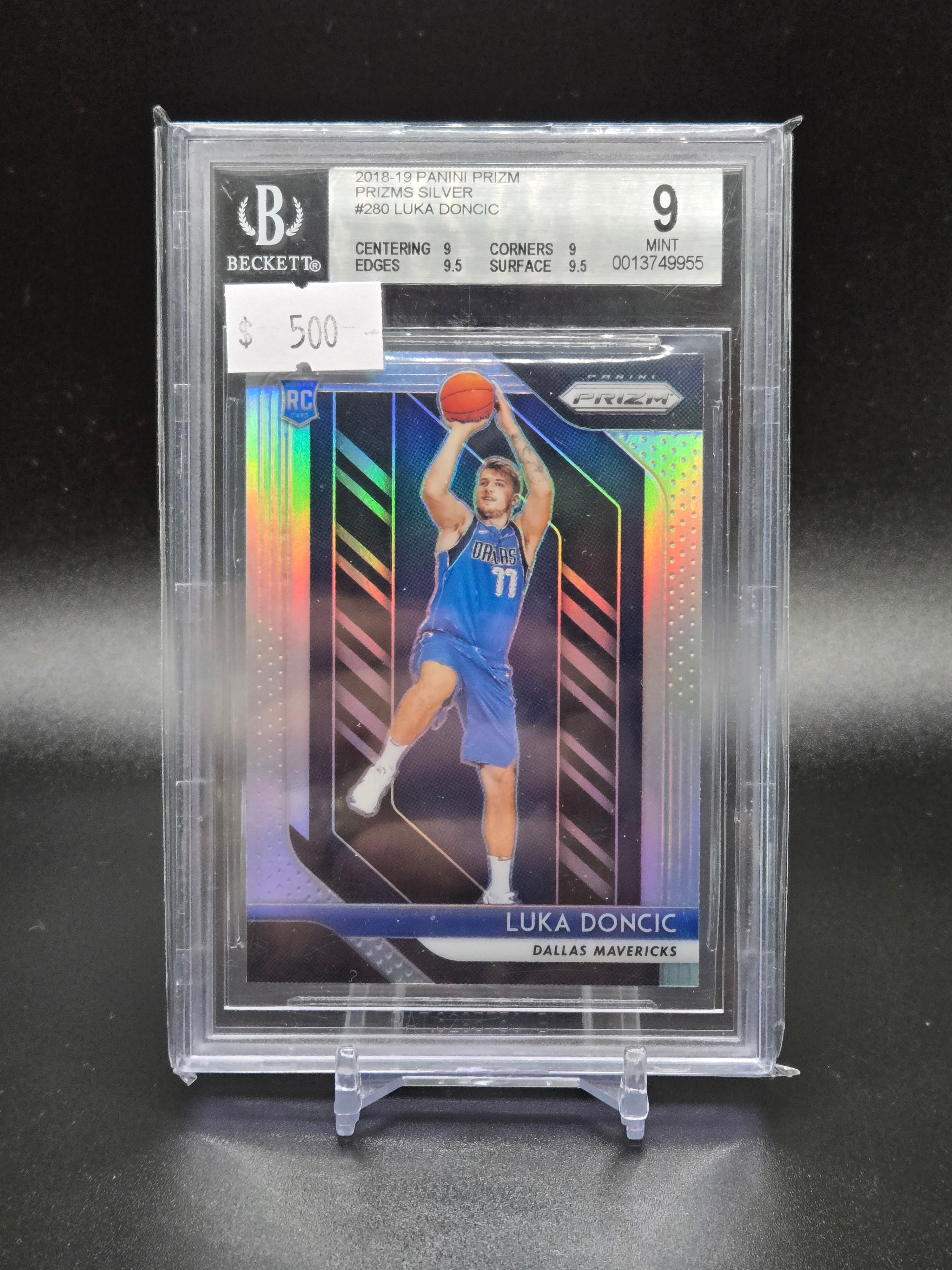 2018-19 Panini Prizm Prizms Silver #280 Luka Doncic