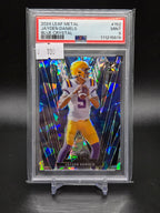 2024 Leaf Metal Jayden Daniels Blue Crystal /7