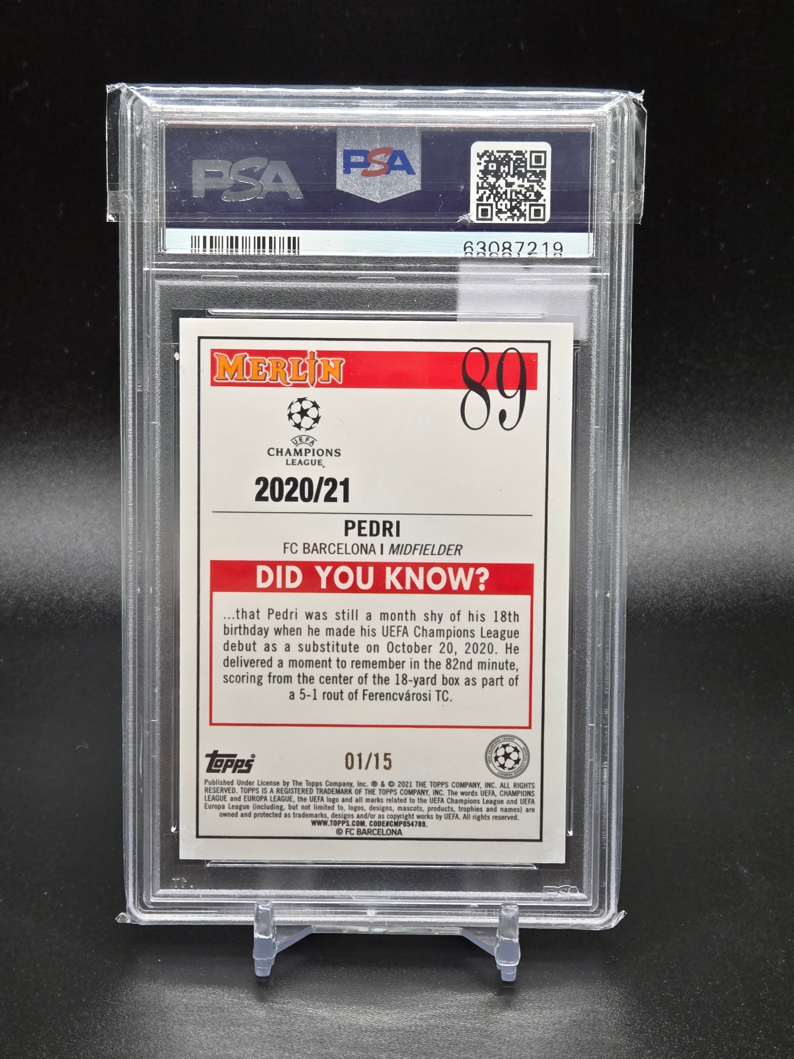 2020 Merlin Chrome UCL Pedri 01/15
