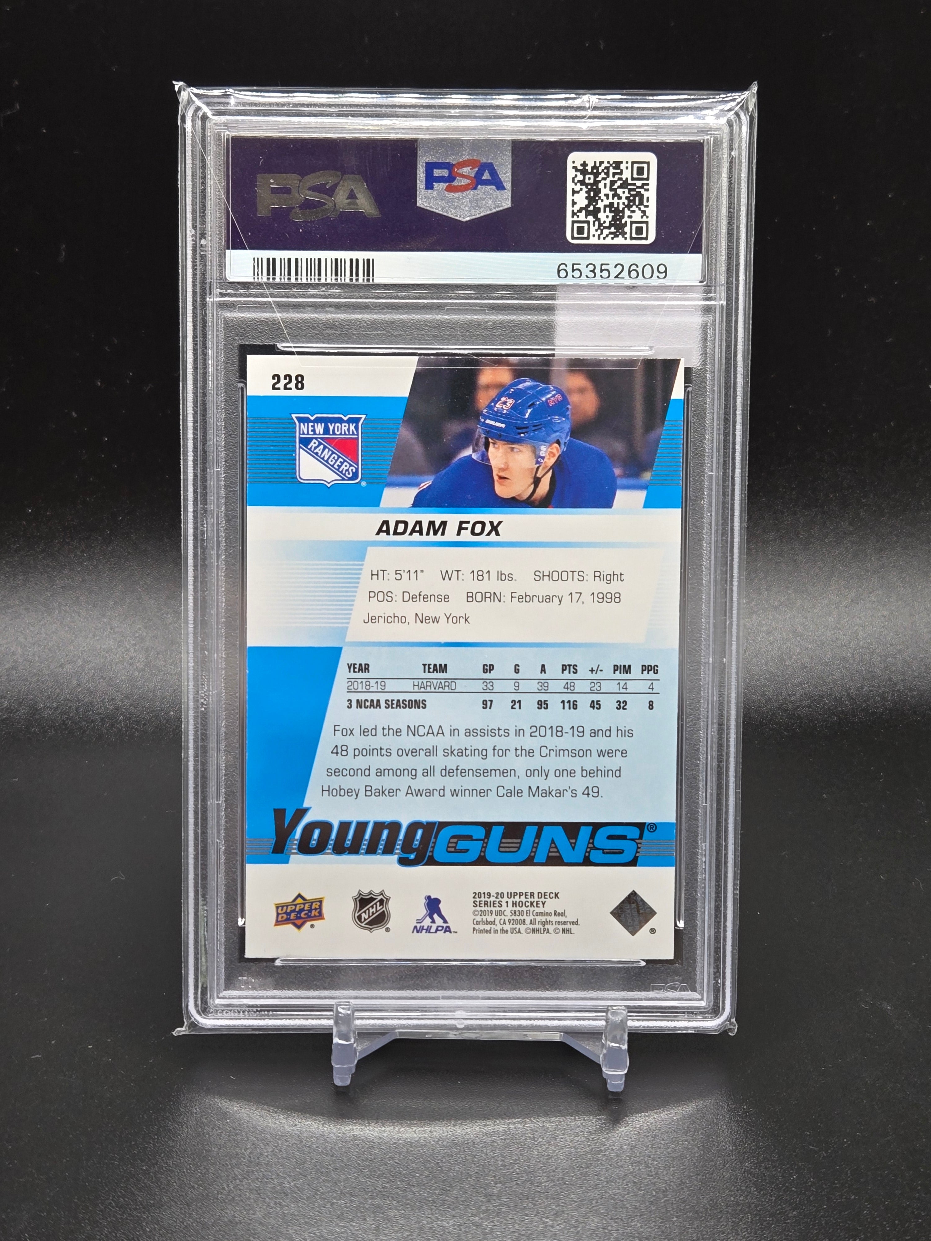 2019 Upper Deck Adam Fox