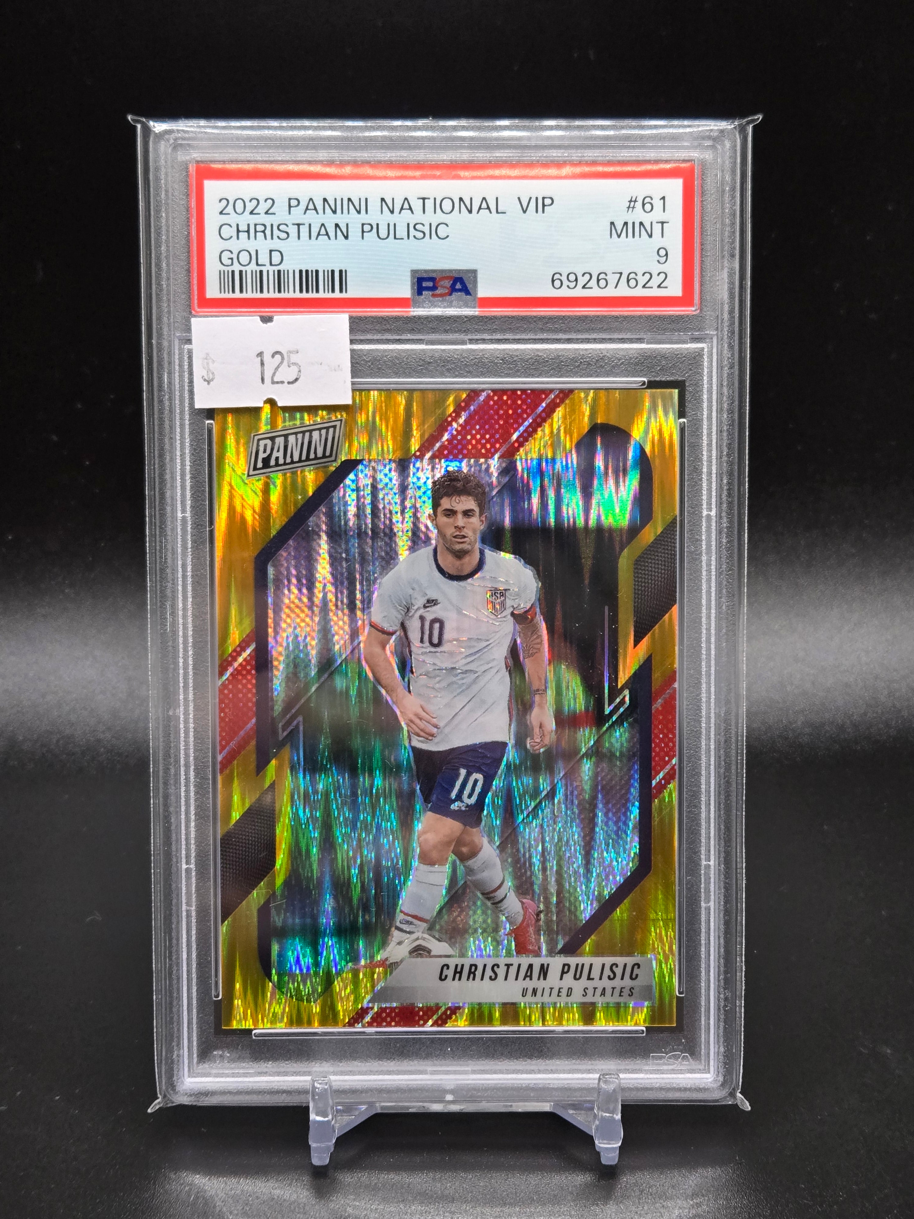 2022 Panini National VIP Christian Pulisic Gold