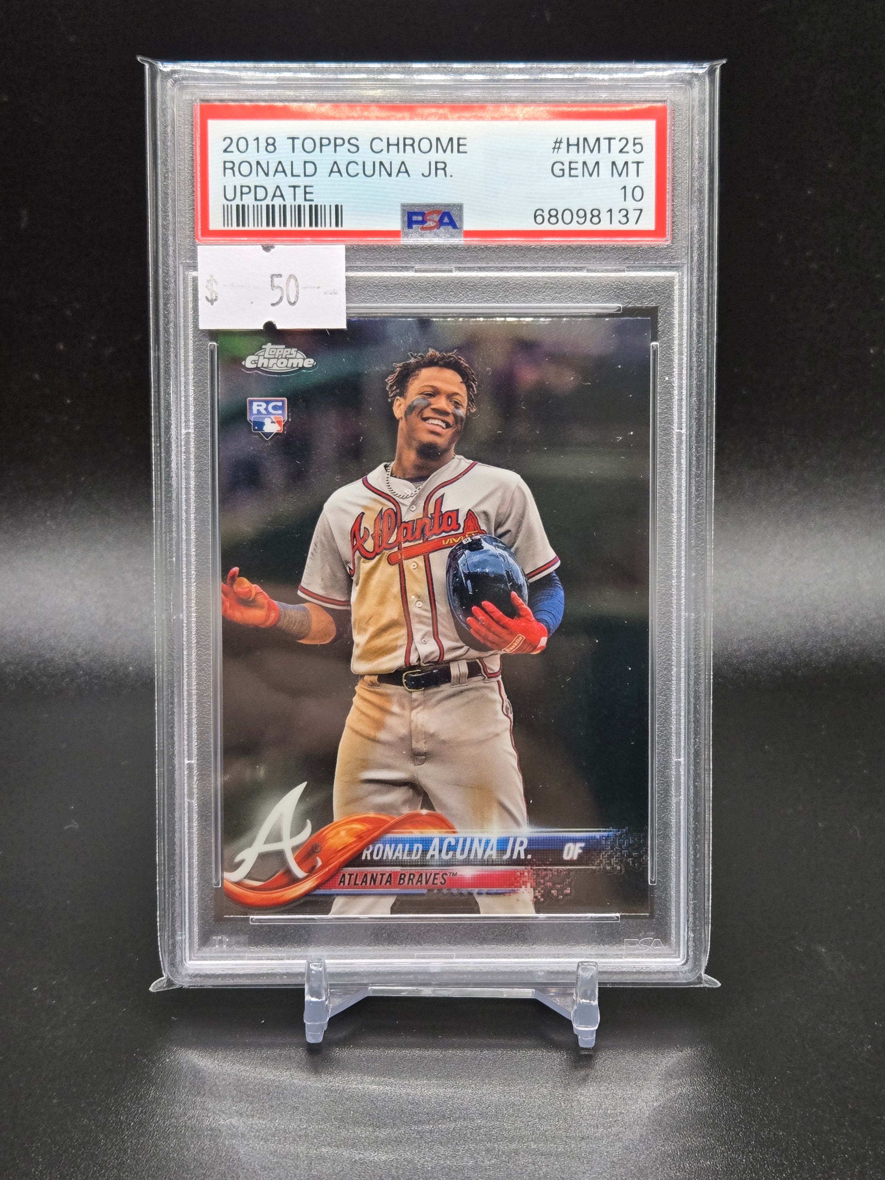 2018 Topps Chrome Ronald Acuna JR. Update