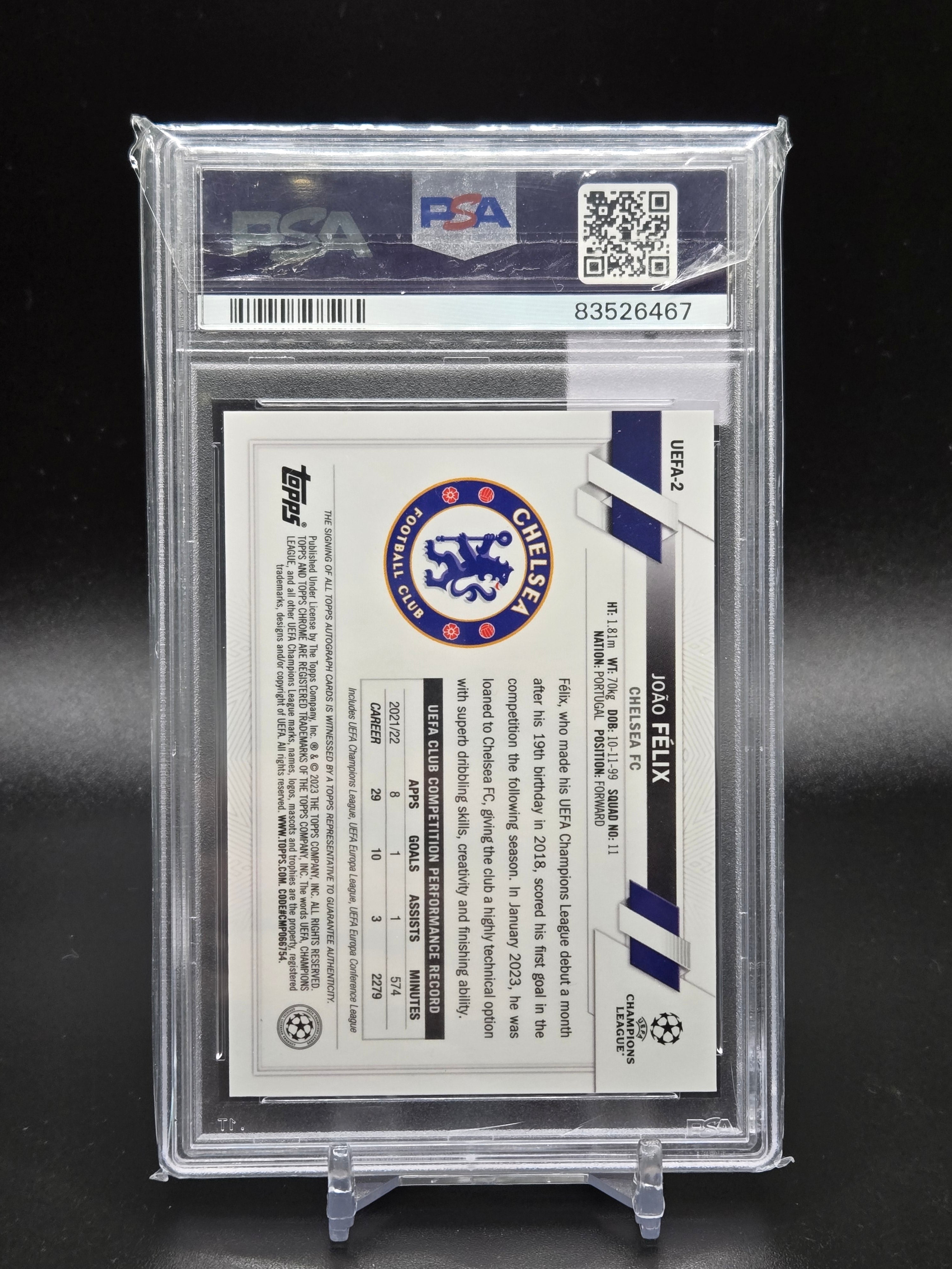 2023 Topps Chrome NSCC UEFA Joao Felix Autograph /25