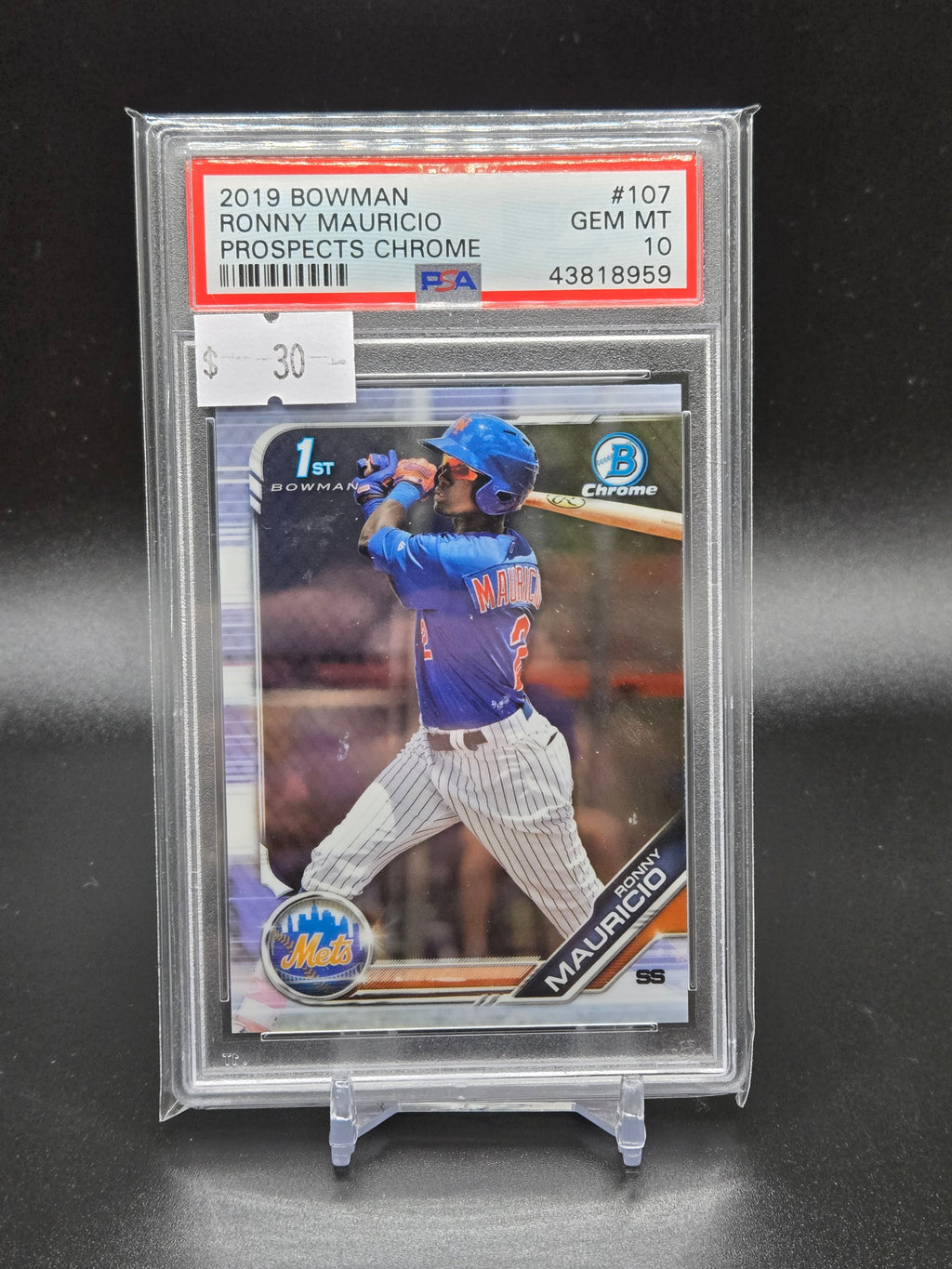 2019 Bowman Ronny Mauricio Prospects Chrome
