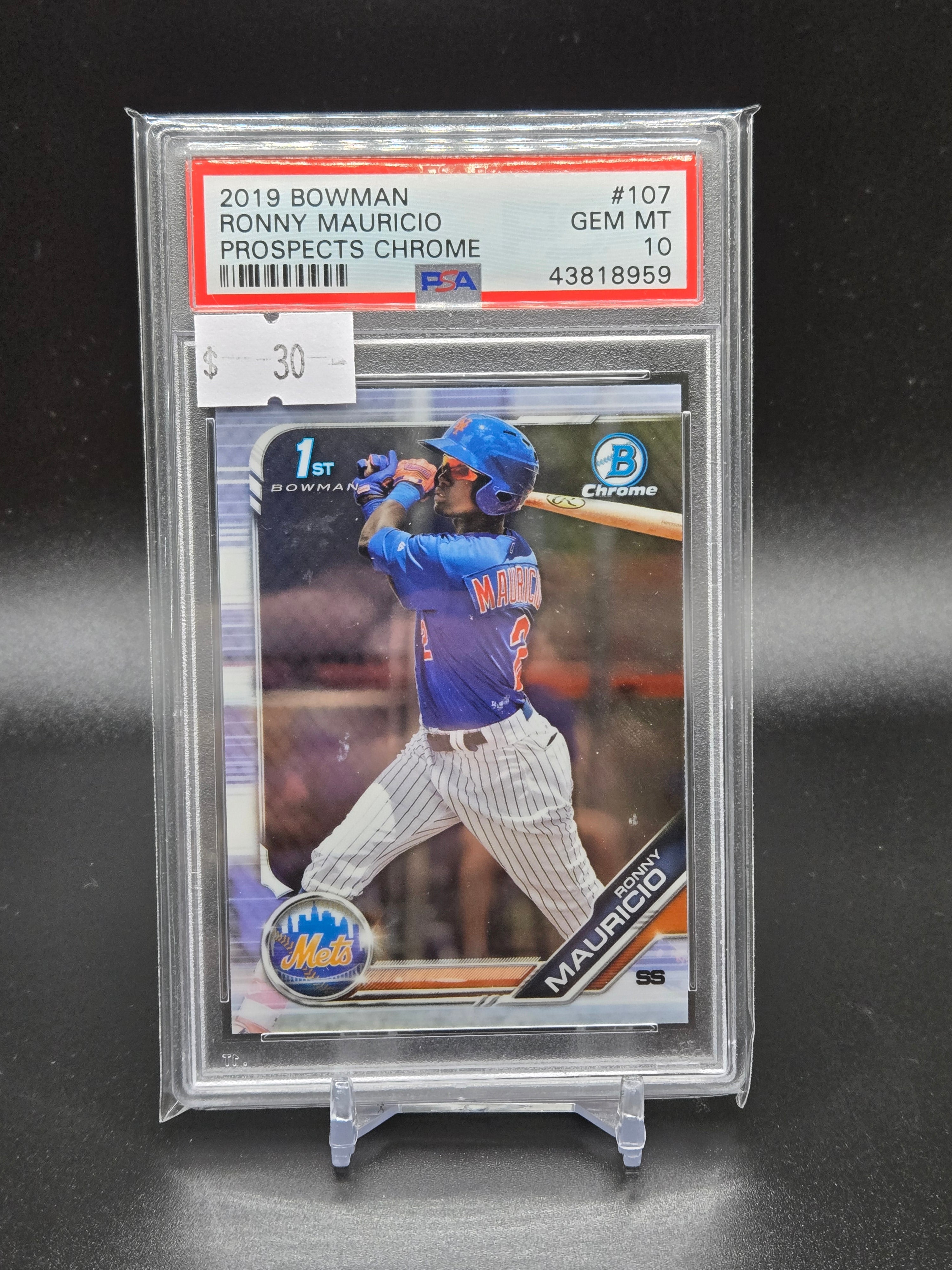 2019 Bowman Ronny Mauricio Prospects Chrome