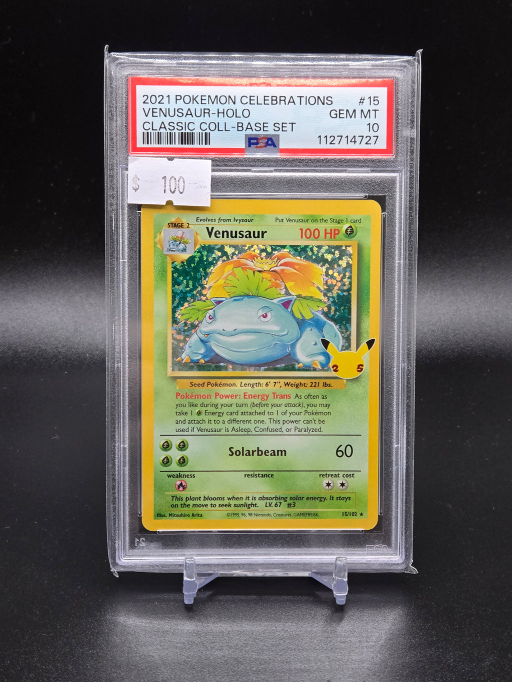 2021 Pokemon Celebrations Venusaur-Holo Classic Coll-Base Set