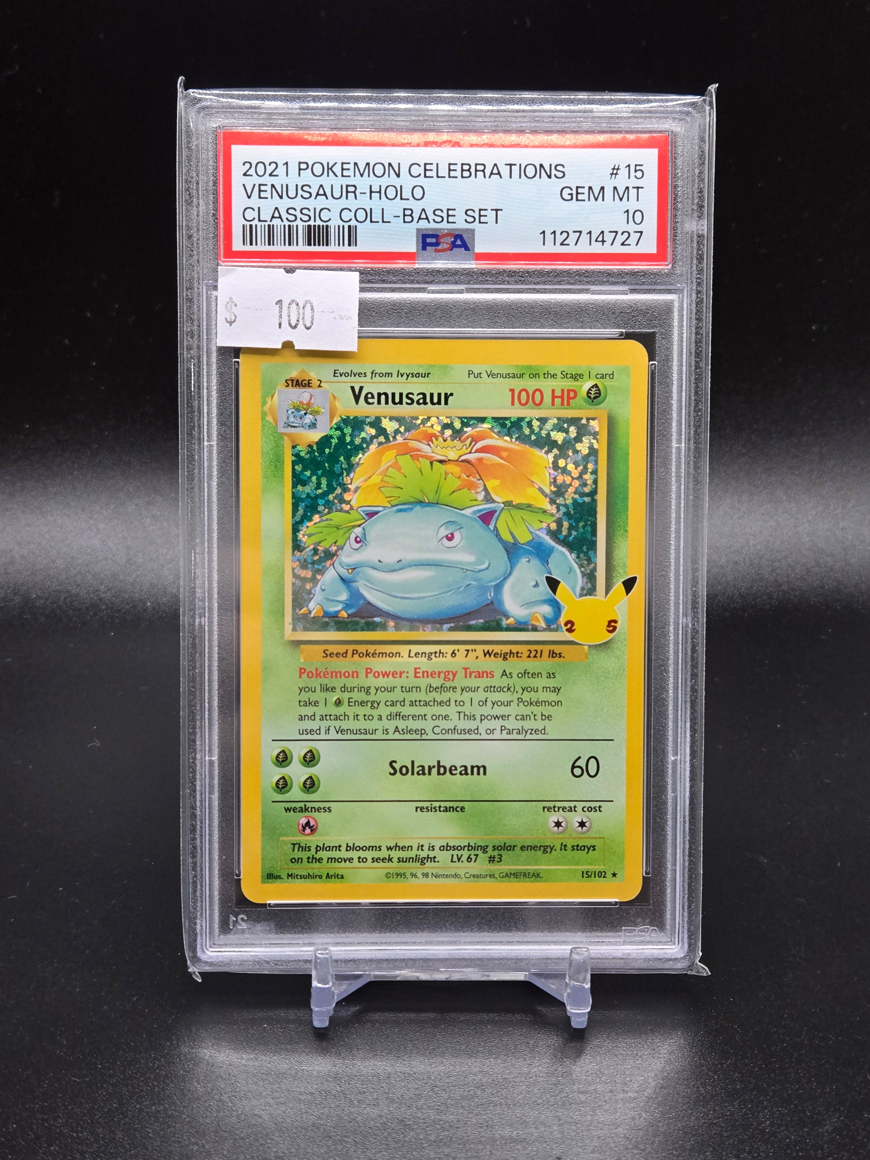 2021 Pokemon Celebrations Venusaur-Holo Classic Coll-Base Set