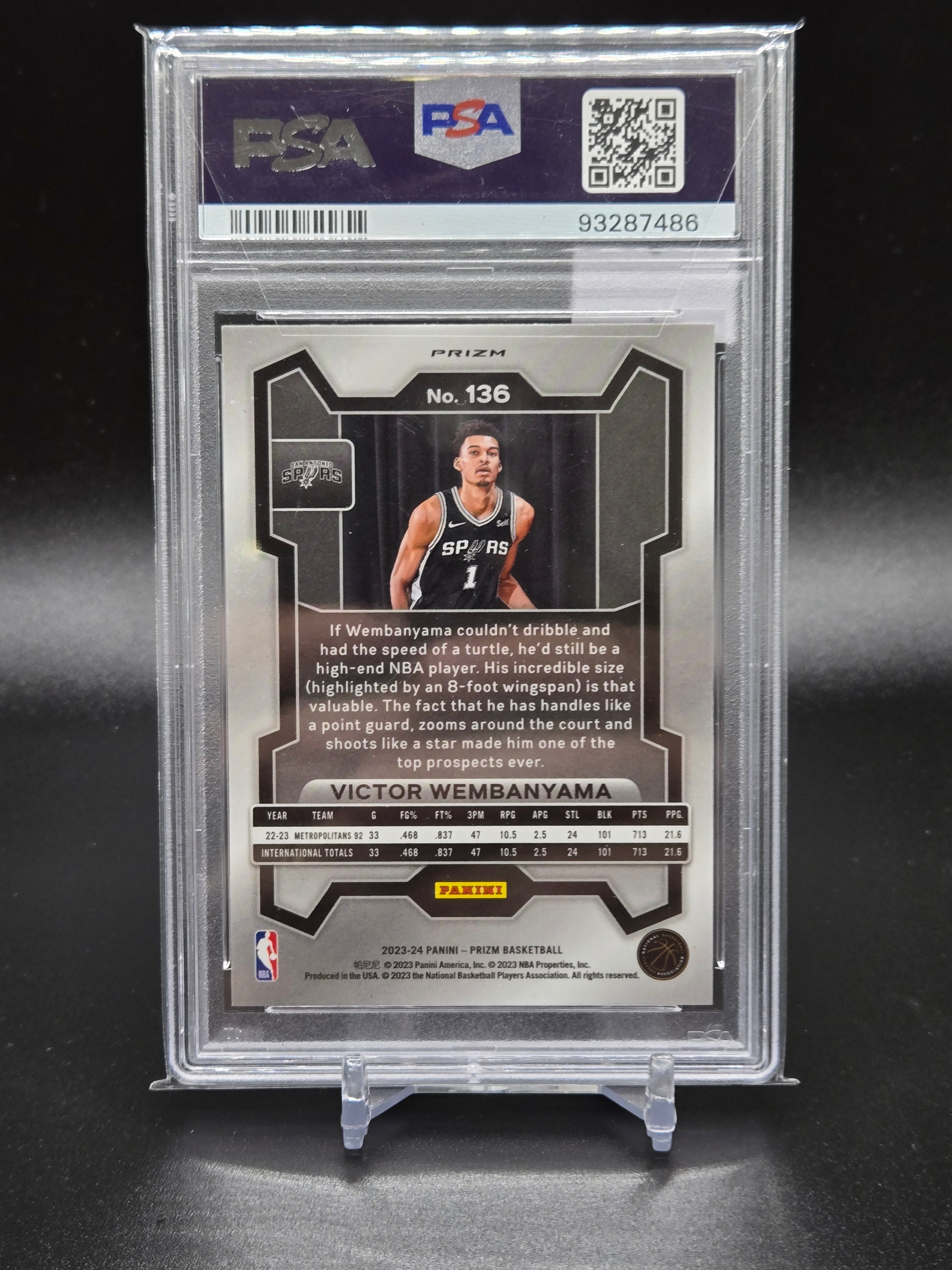 2023 Prizm Victor Wembanyama ICE