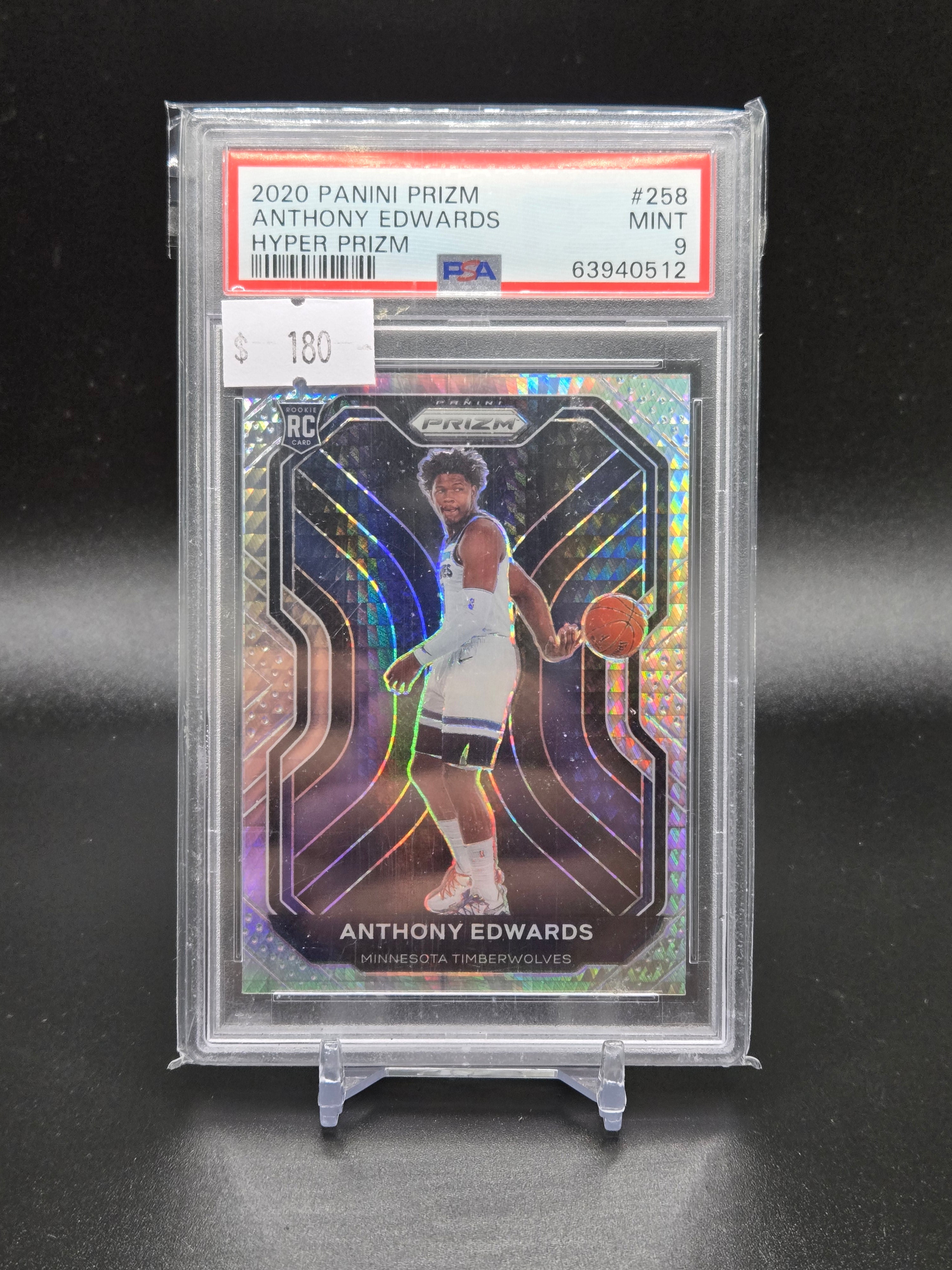 2020 Panini Prizm Anthony Edwards Hyper Prizm