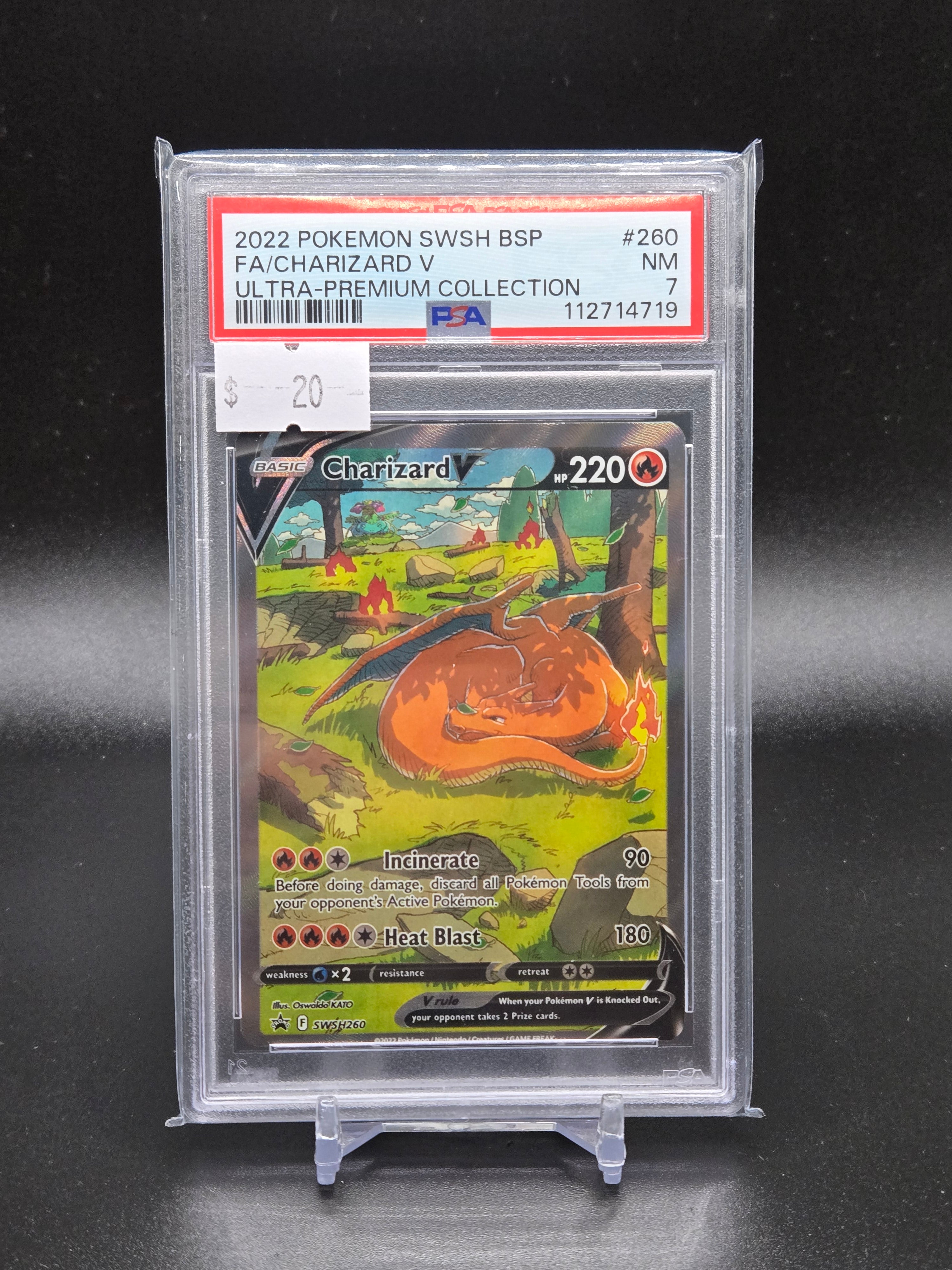 2022 Pokemon Swsh Bsp FA/Charizard V Ultra-Premium Collection