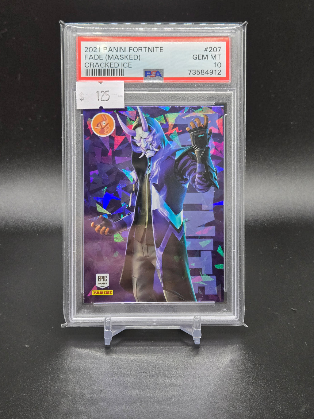 2021 Panini Fortnite Fade (masked) Cracked Ice