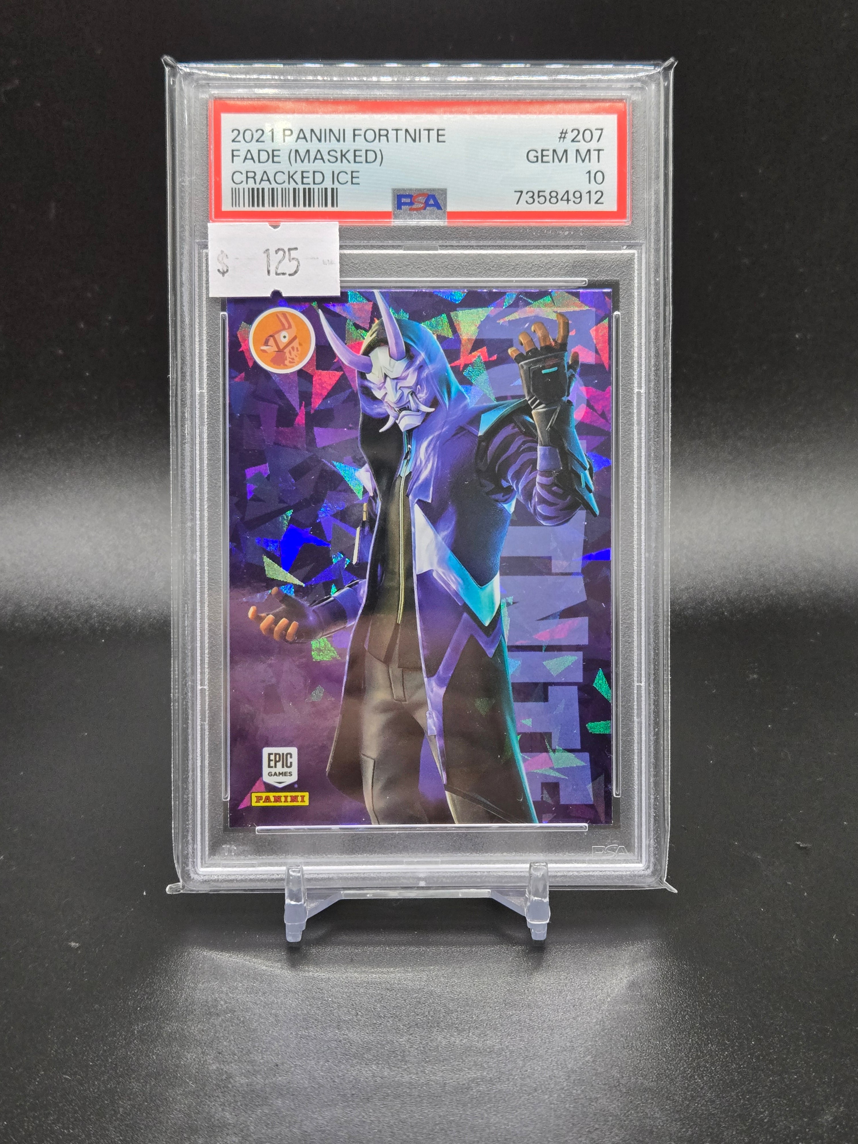 2021 Panini Fortnite Fade (masked) Cracked Ice