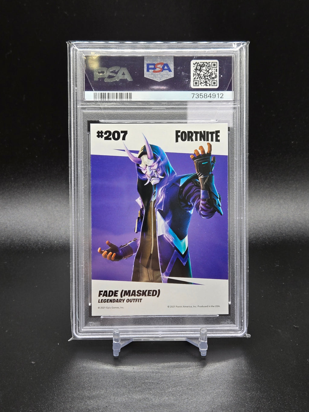 2021 Panini Fortnite Fade (masked) Cracked Ice
