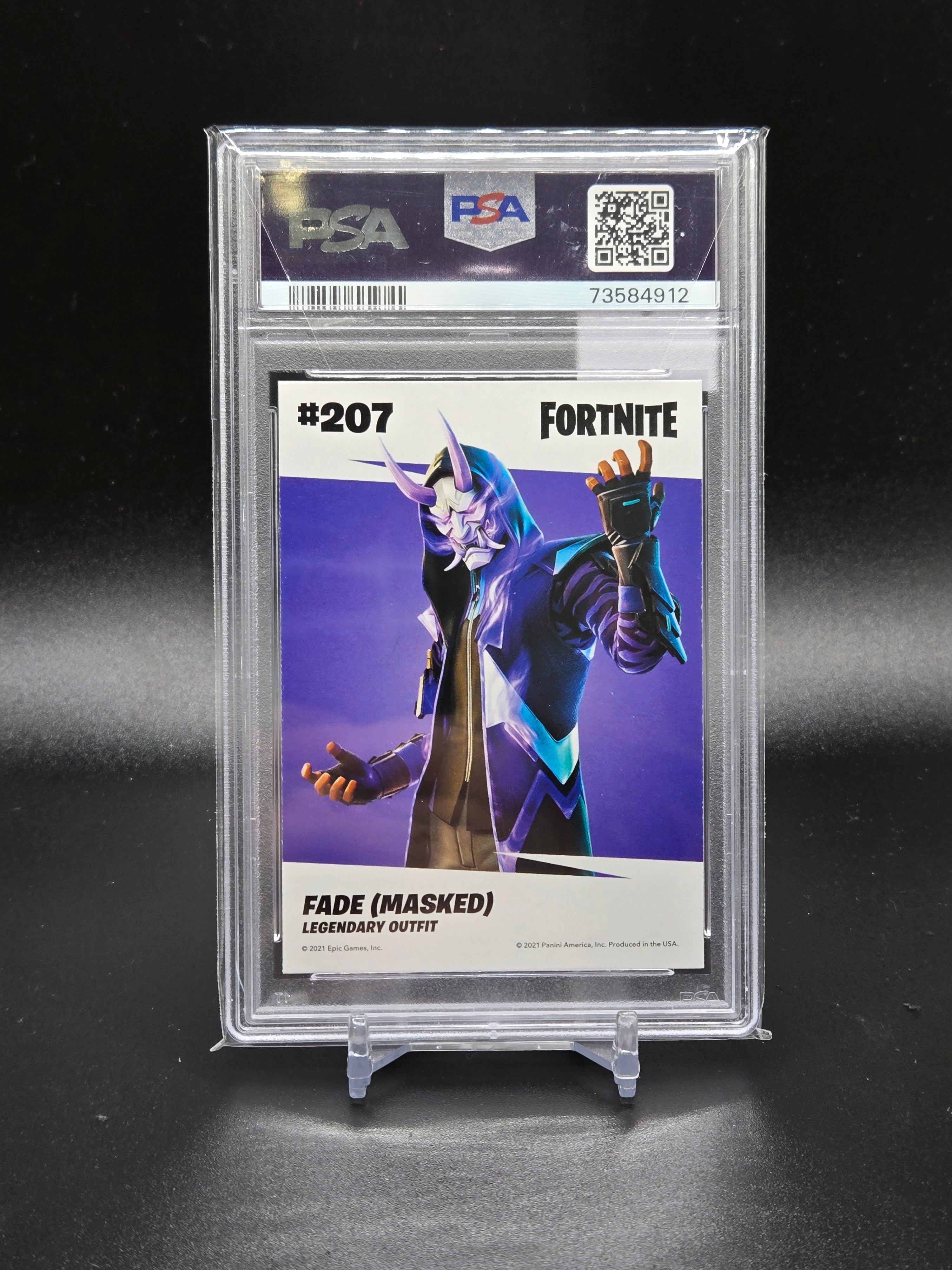 2021 Panini Fortnite Fade (masked) Cracked Ice
