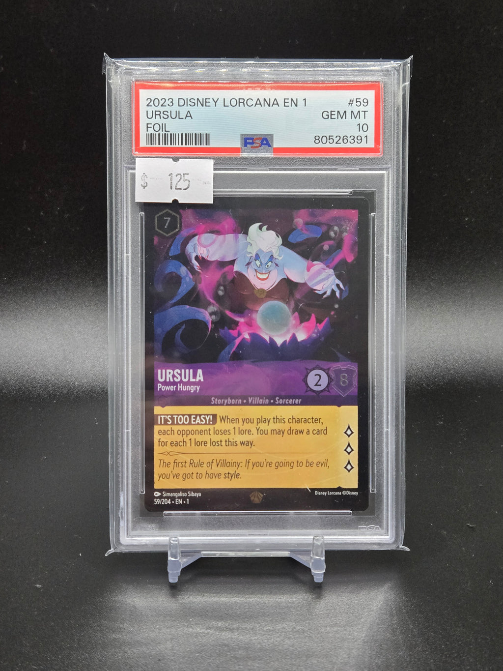 2023 Disney Lorcana EN 1 Ursula Foil