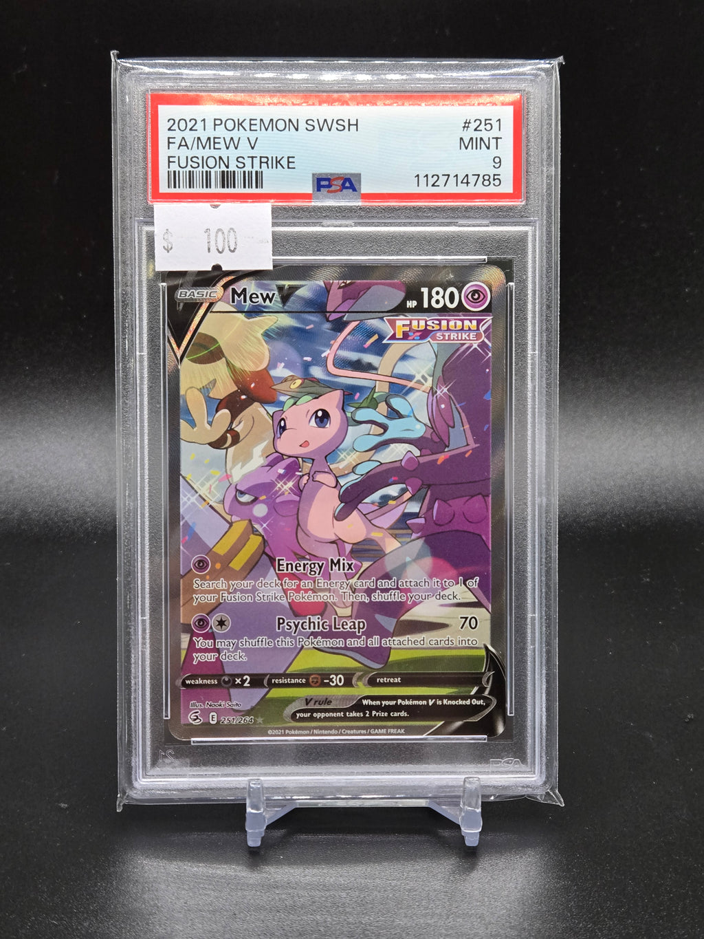 2021 Pokemon SWSH FA/MEW V Fusion Strike