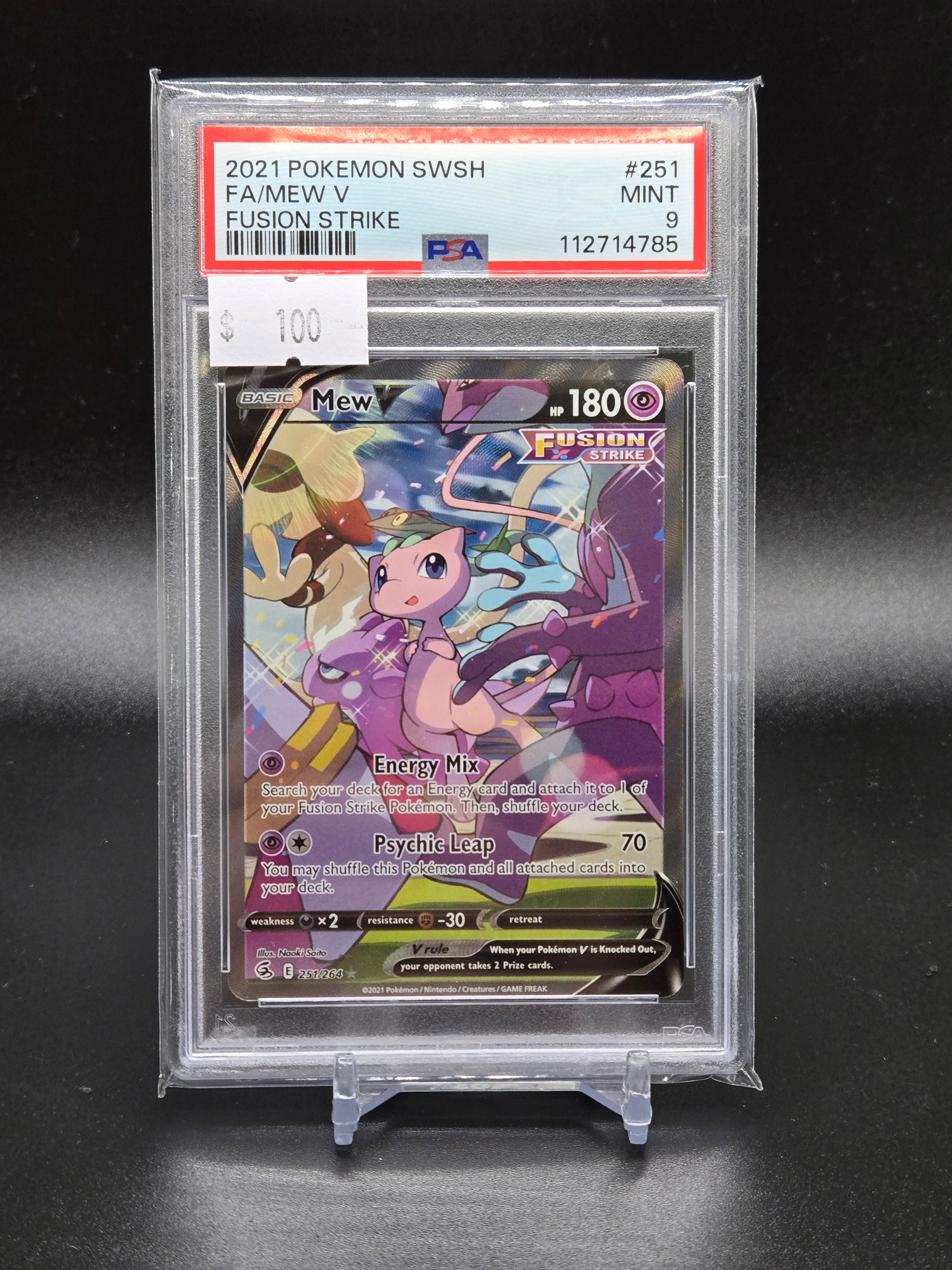2021 Pokemon SWSH FA/MEW V Fusion Strike