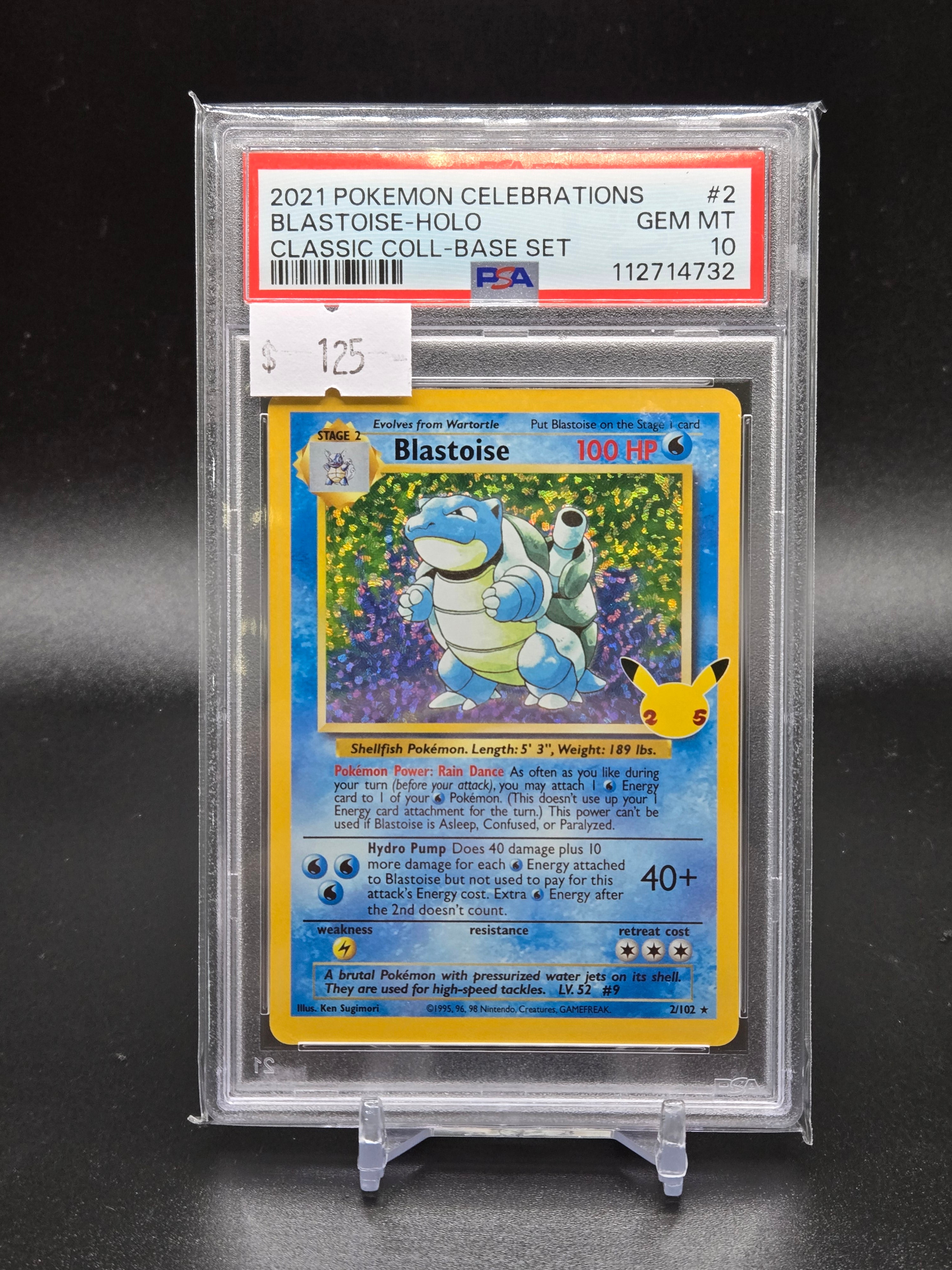 2021 Pokemon Celebrations Blastoise-Holo Classic Coll-Base Set