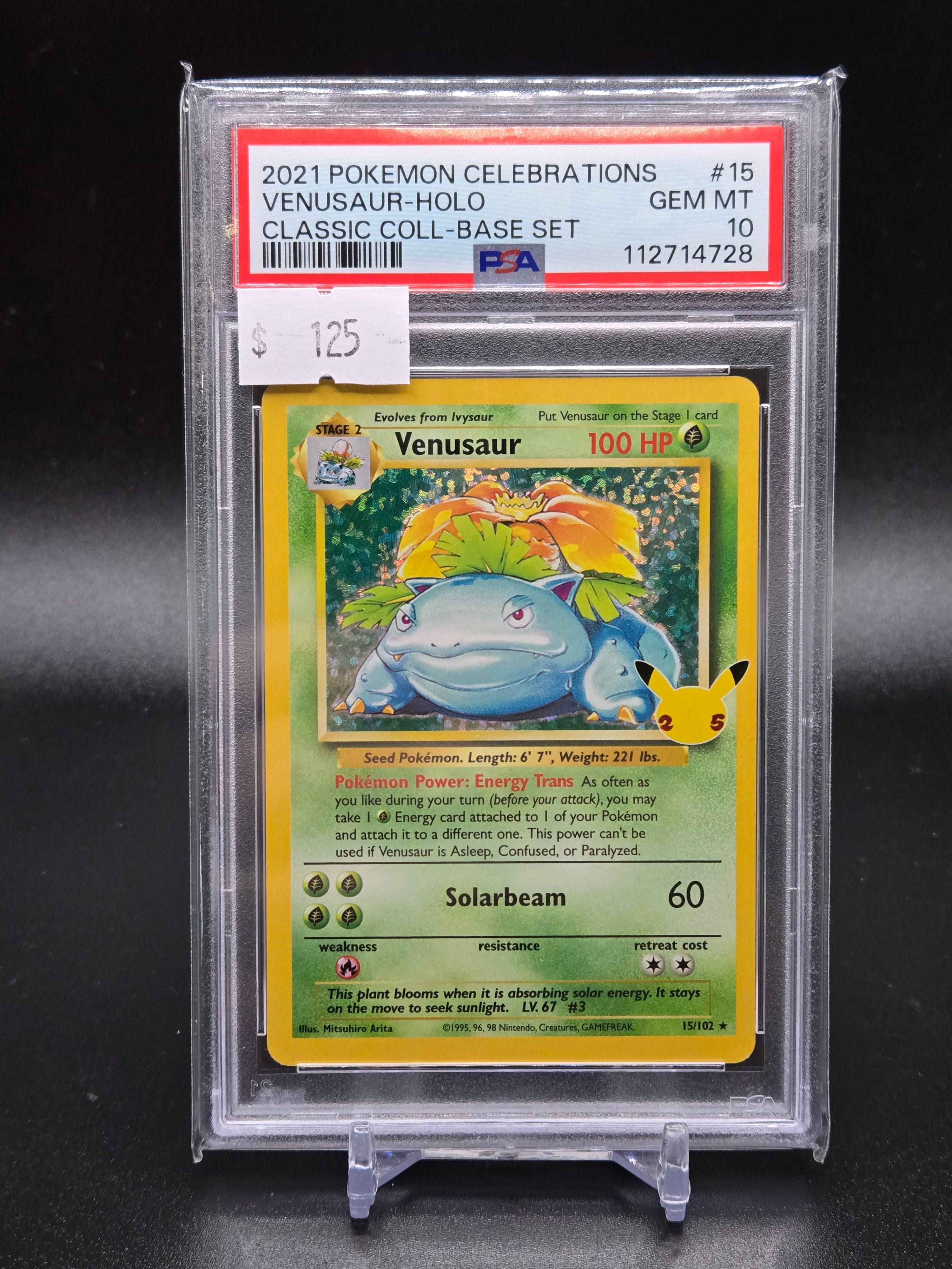 2021 Pokemon Celebrations Venusaur-Holo Classic Coll-Base Set