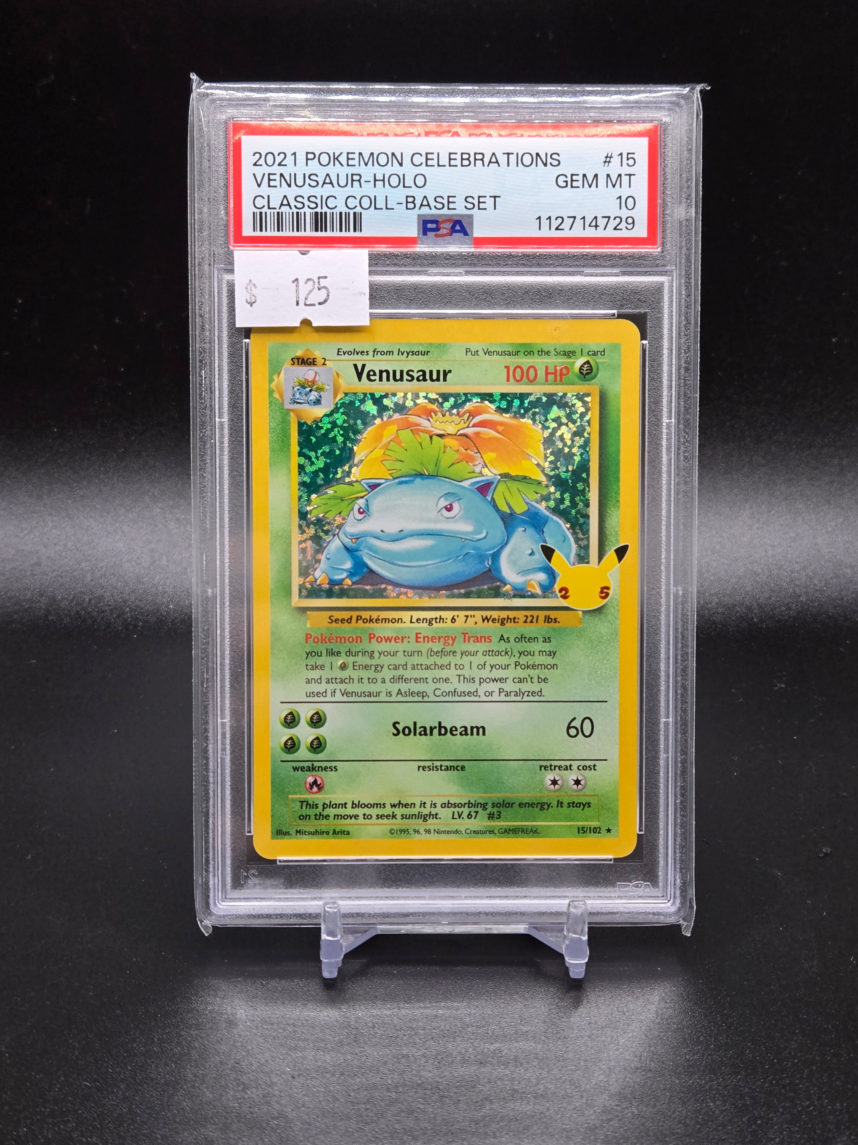 2021 Pokemon Celebrations Venusuar-Holo Classic Coll-Base Set