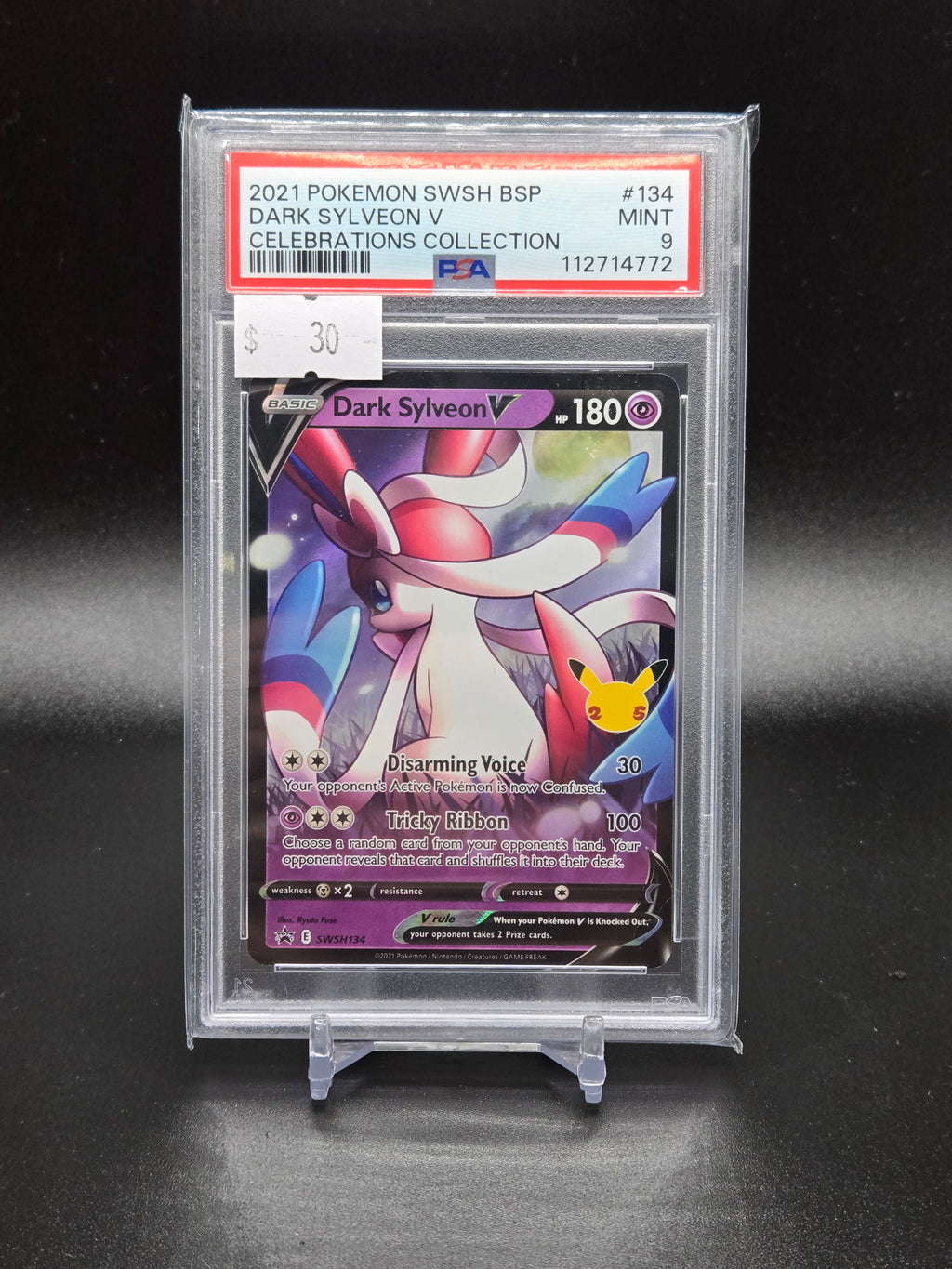 2021 Pokemon SWSH BSP Dark Sylveon V Celebrations Collection
