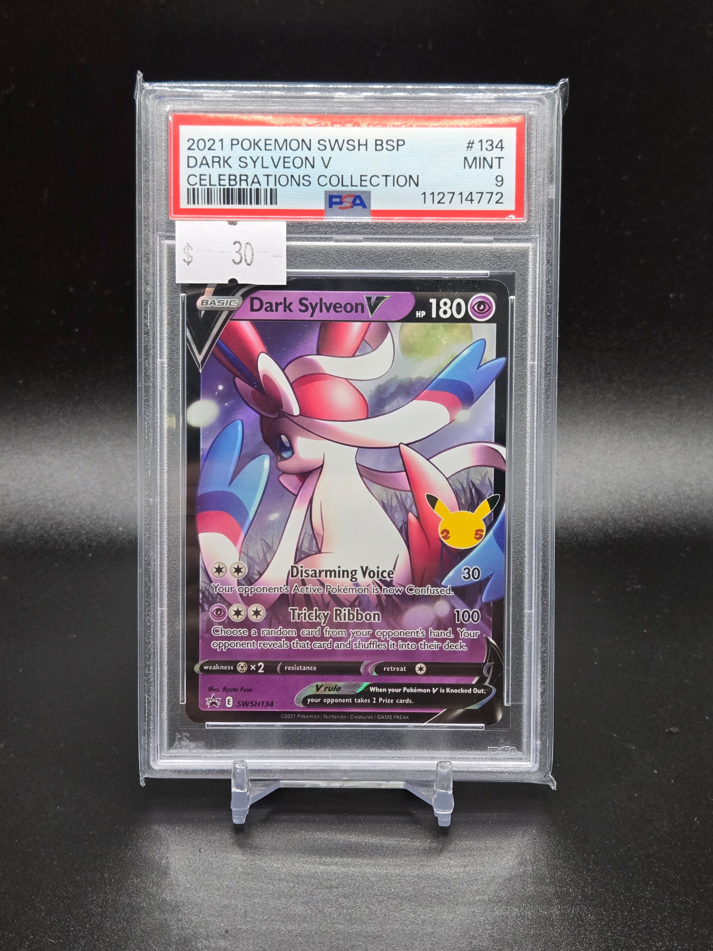 2021 Pokemon SWSH BSP Dark Sylveon V Celebrations Collection