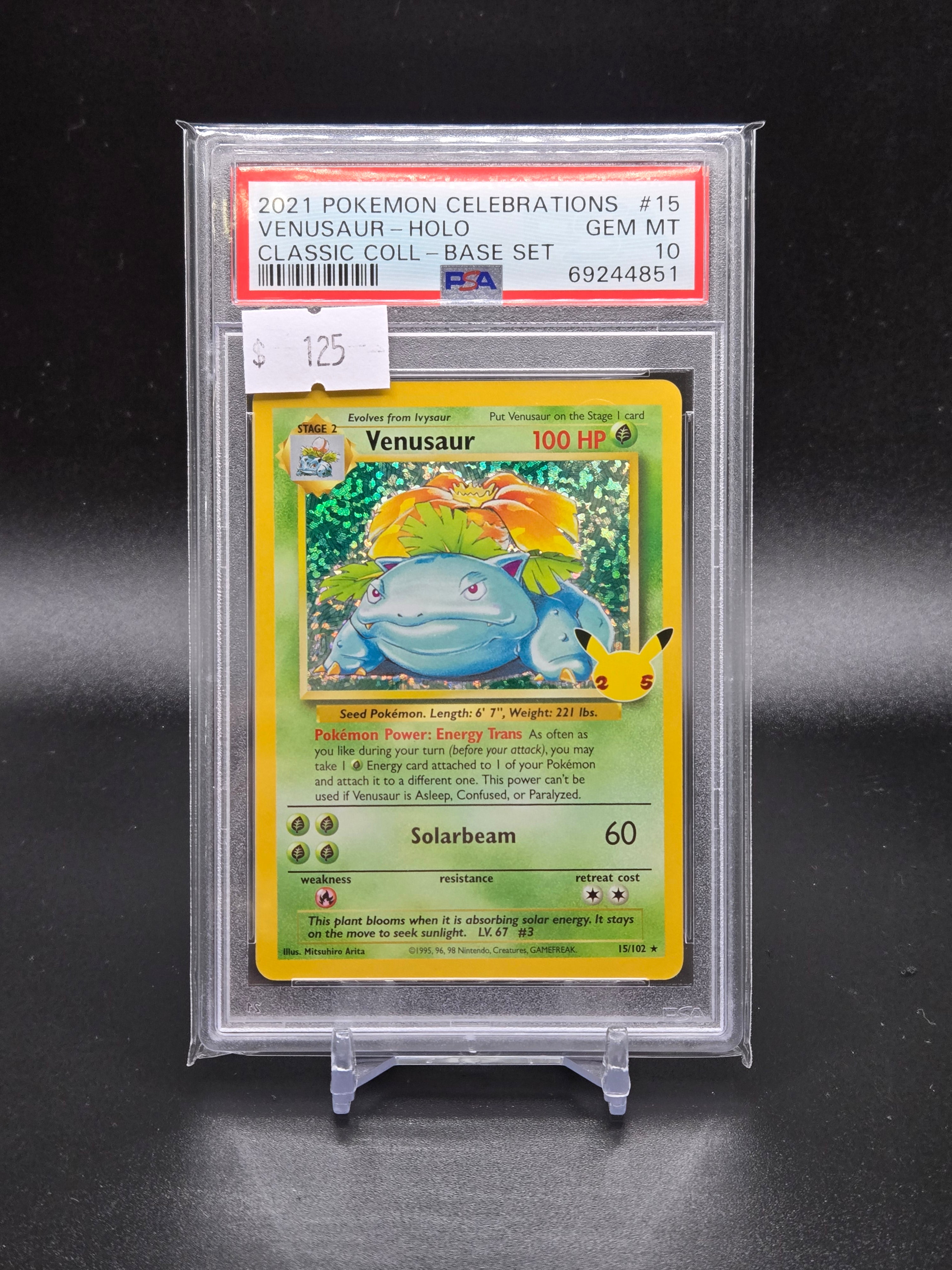 2021 Pokemon Celebrations Venusaur-Holo Classic Coll-Base Set
