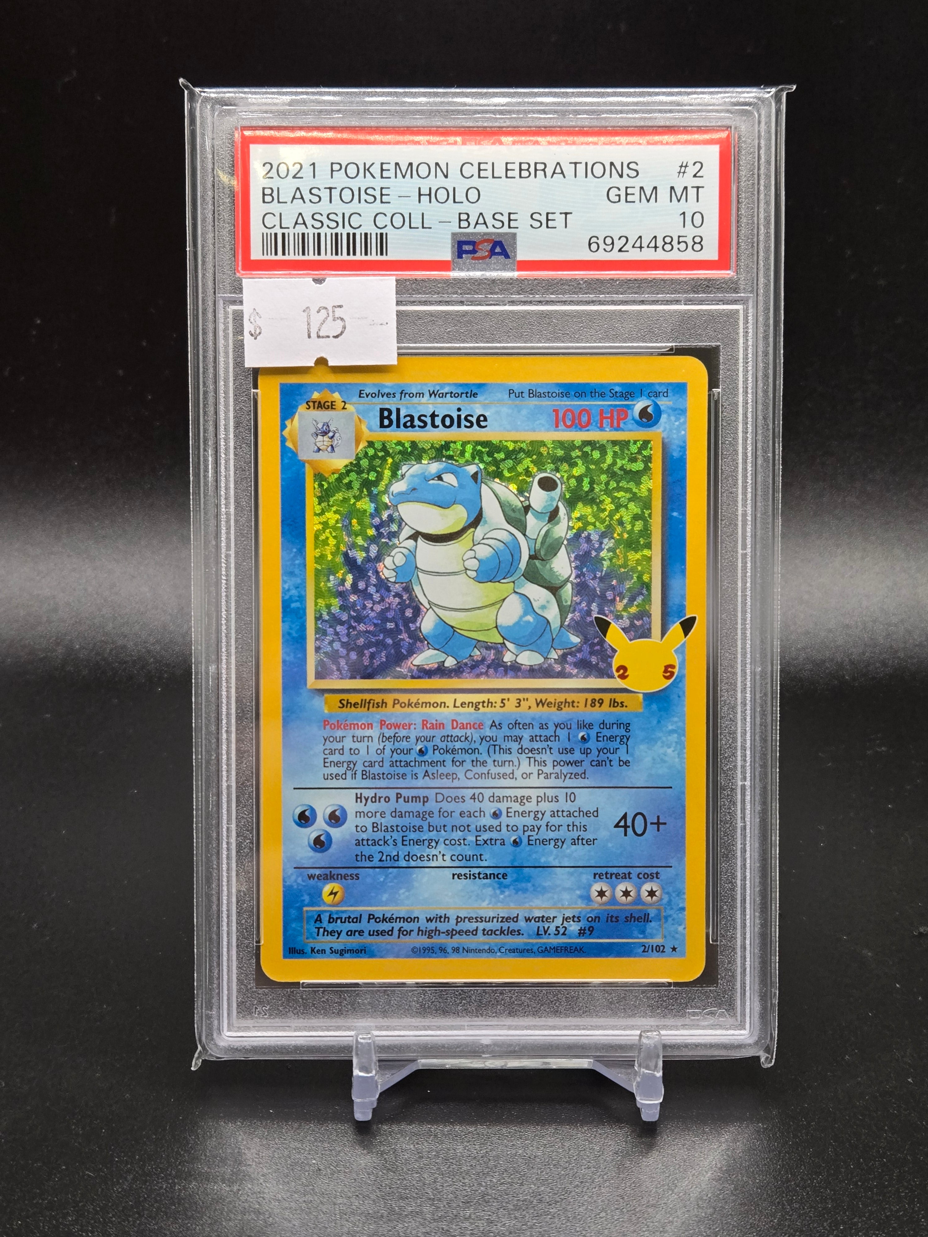 2021 Pokemon Celebrations Blastoise-Holo Classic Coll-Base Set