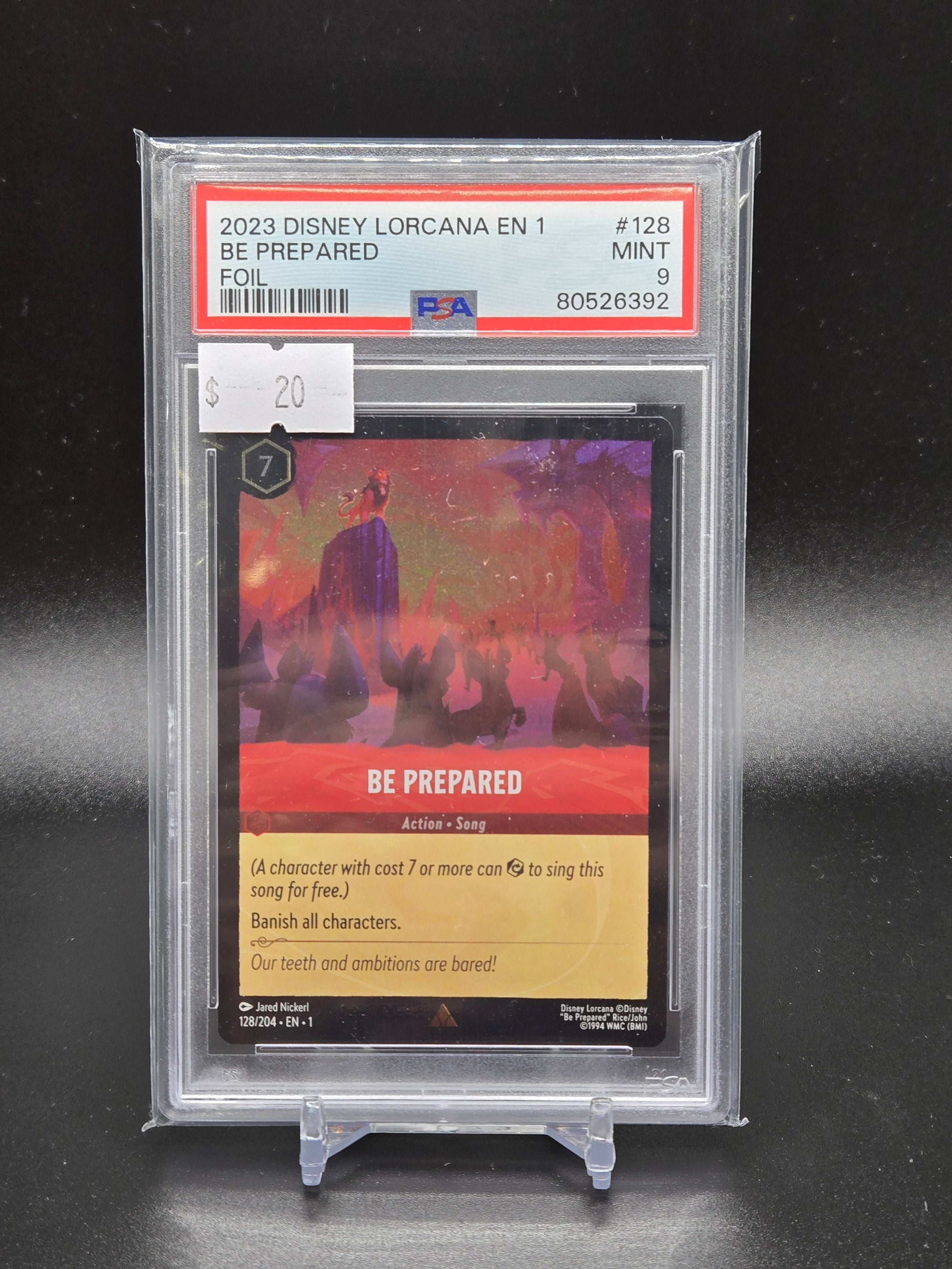 2023 Disney Lorcana EN 1 Be Prepared Foil