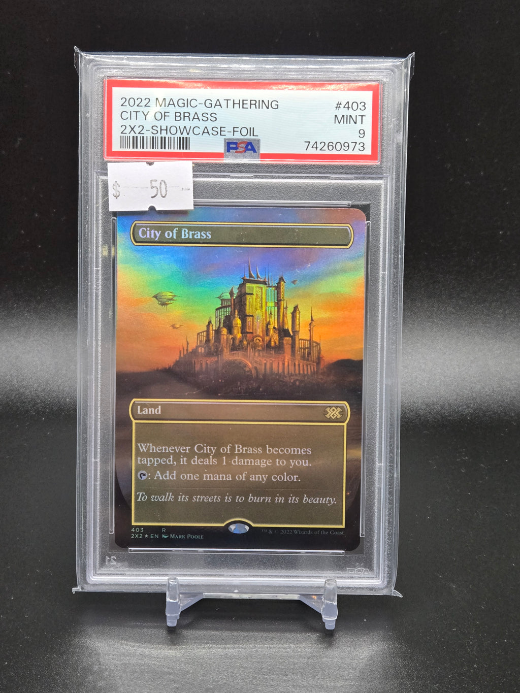 2022 Magic-Gathering City Of Brass 2x2-Showcase-Foil