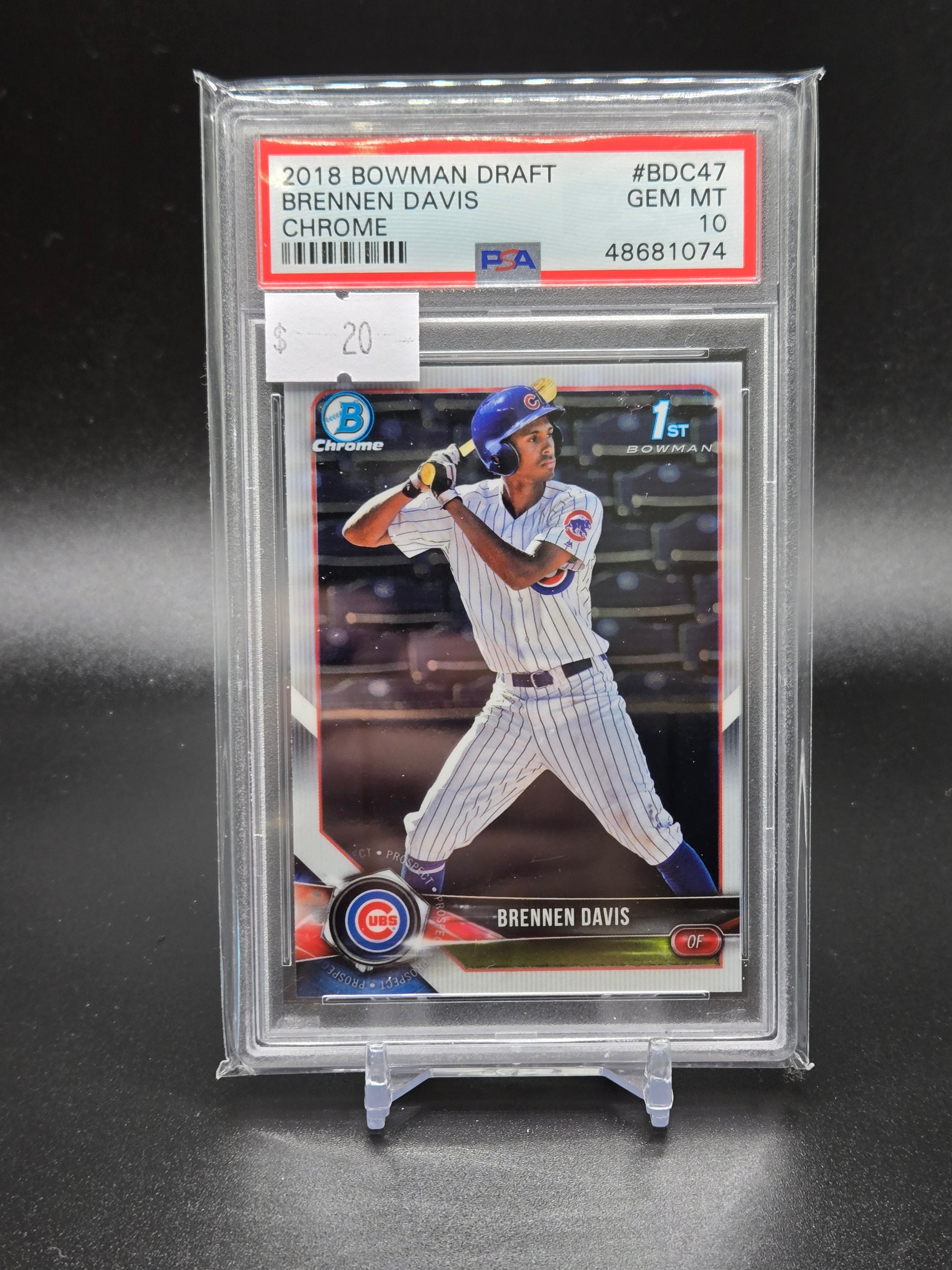 2018 Bowman Draft Brennen Davis Chrome