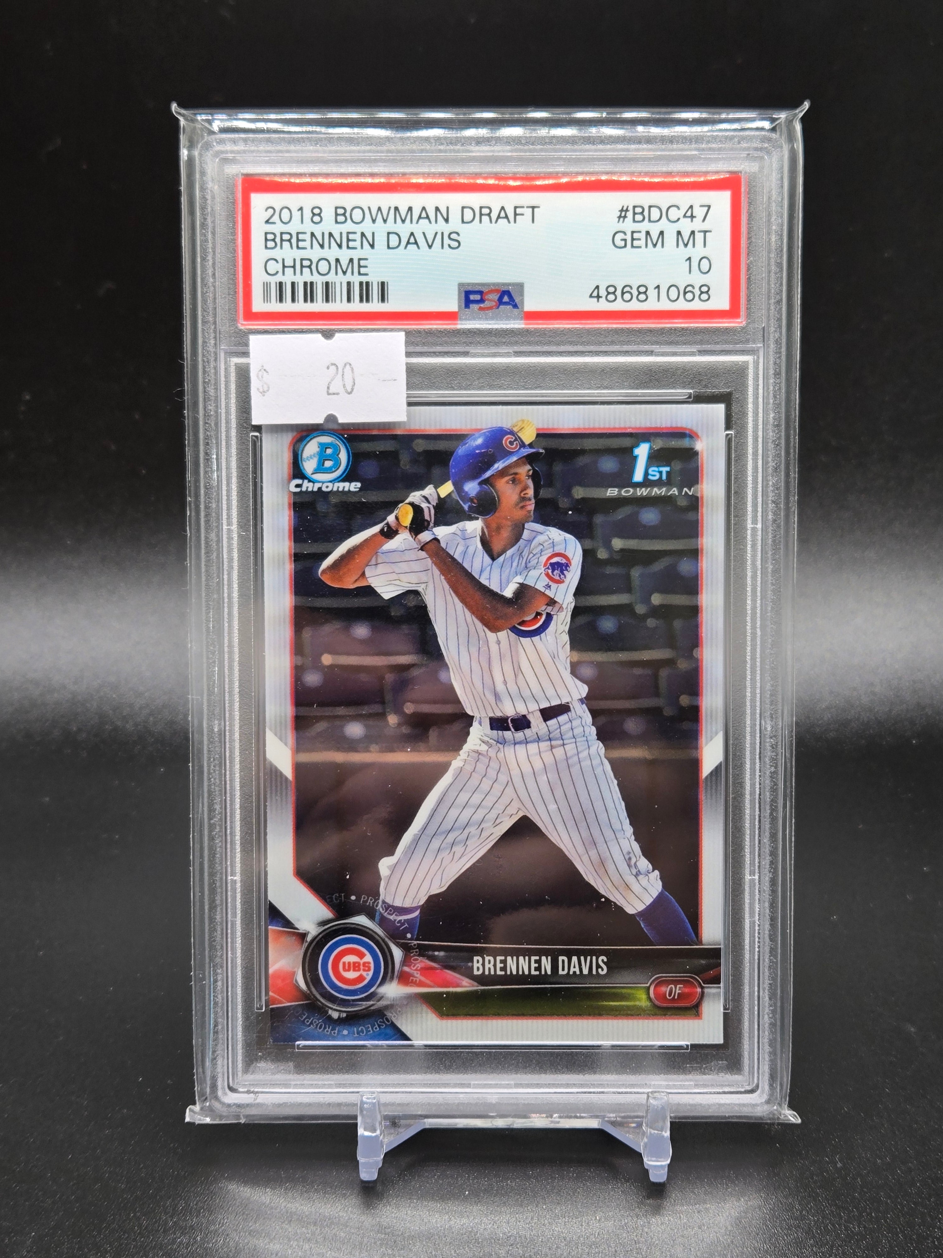 2018 Bowman Draft Brennen Davis Chrome
