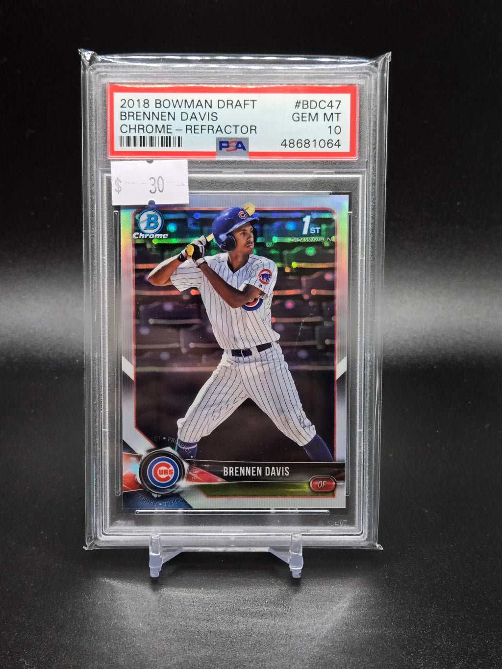 2018 Bowman Draft Brennen Davis Chrome-Refractor