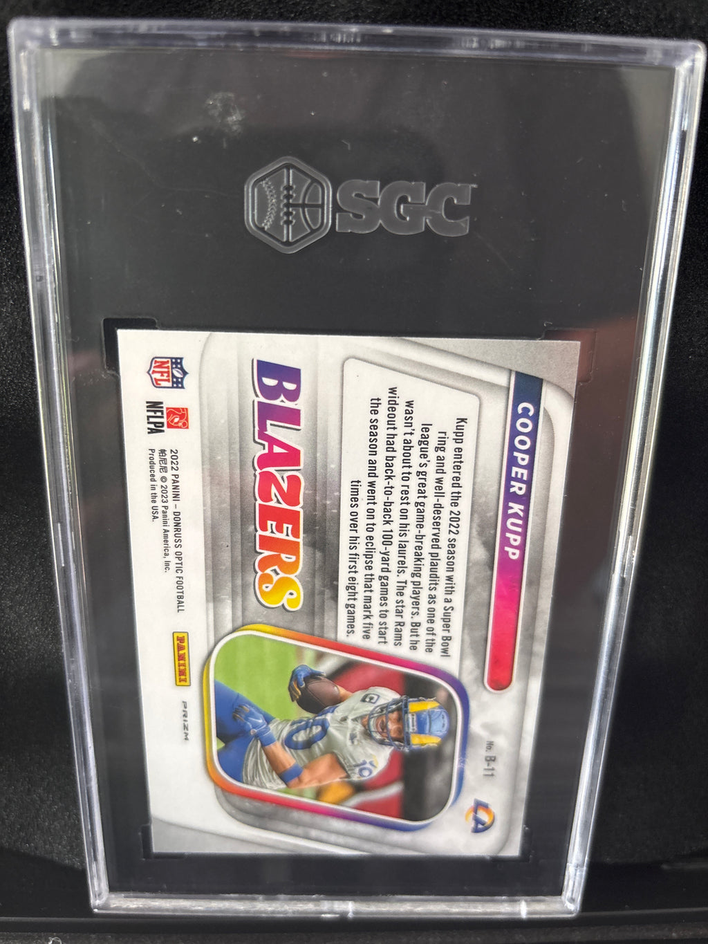 2022 Donruss Optic Cooper Kupp BLAZERS #B-11