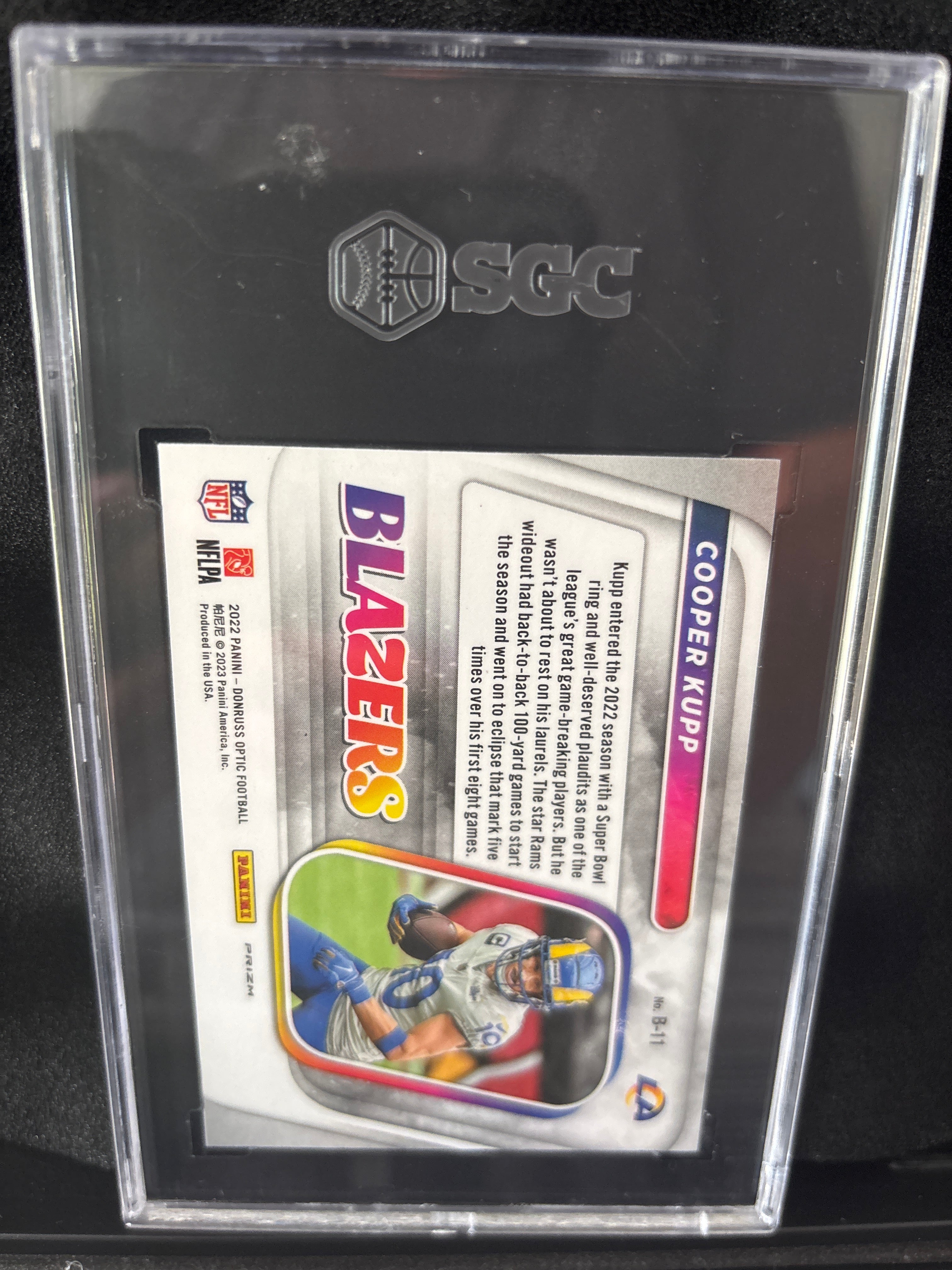 2022 Donruss Optic Cooper Kupp BLAZERS #B-11