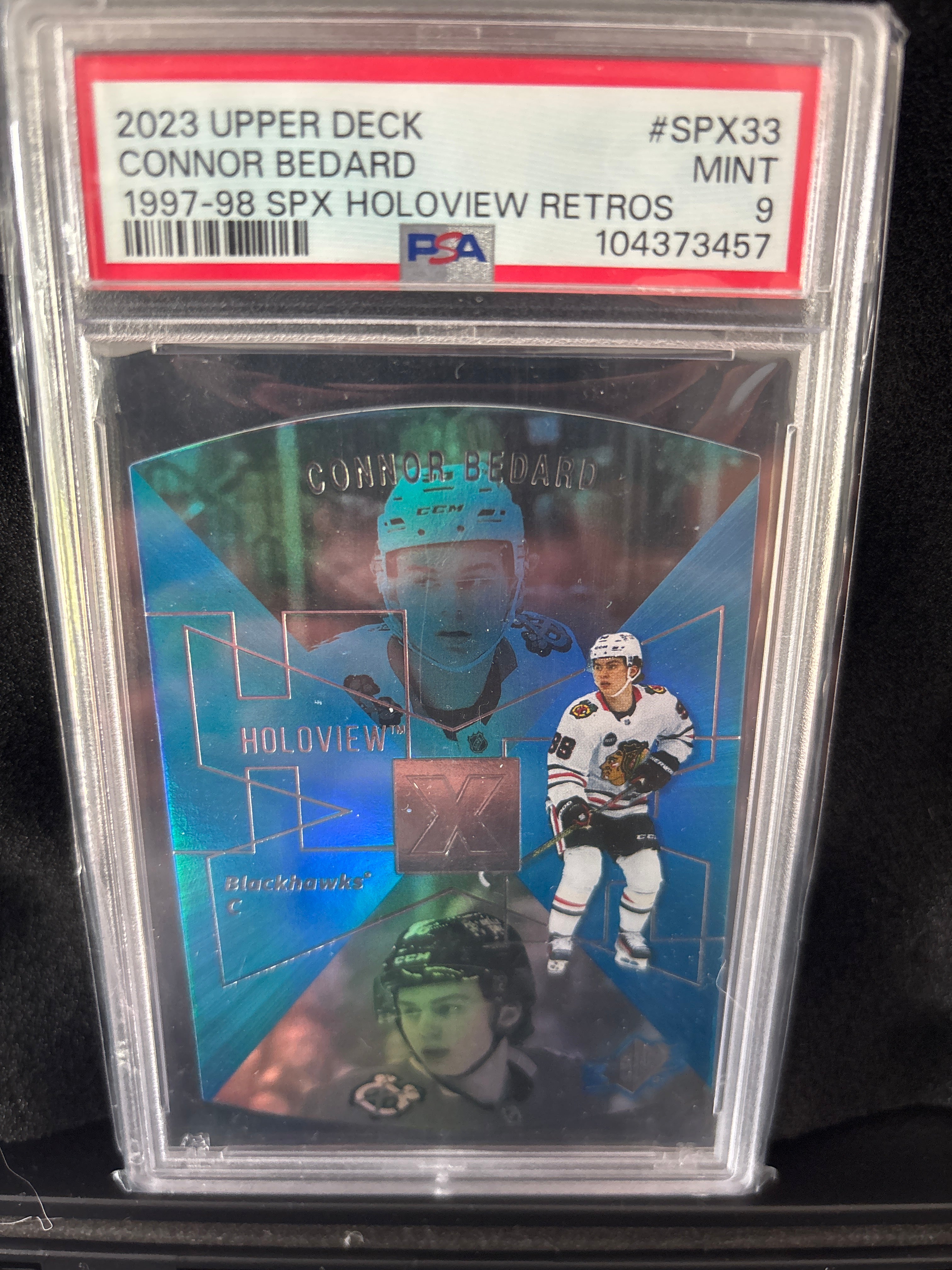 2023 Upper Deck Connor Bedard 1997-98 SPX Holoview Retros #SPX33