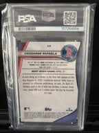 2024 Bowman’s Best Ceddanne Rafaela Blue Refractor #14 #’d 044/150
