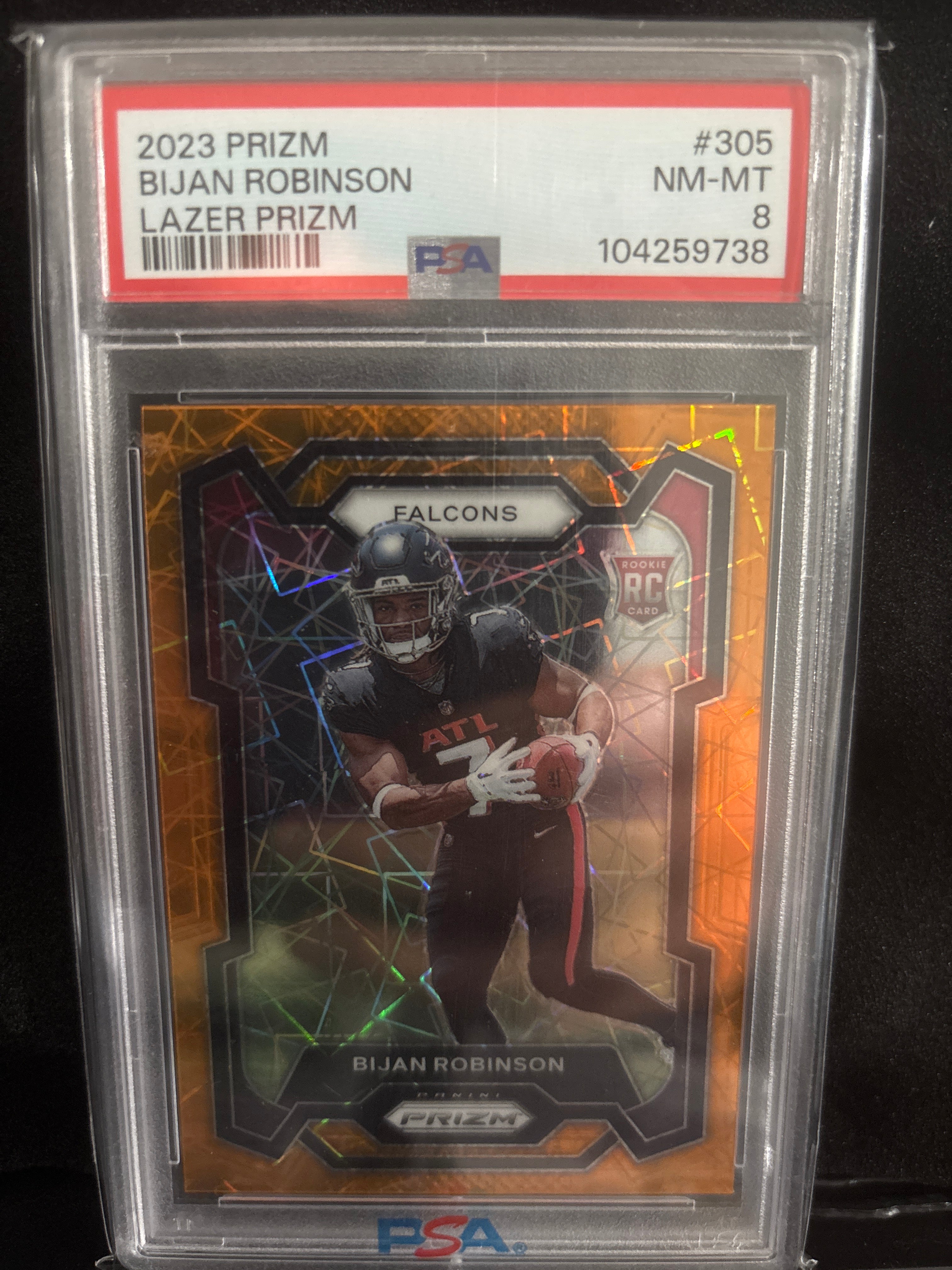 2023 Prizm Bijan Robinson LAZER PRIZM #306