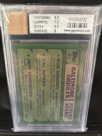 1982 Topps Cal Ripken GU Rookie Bat #21