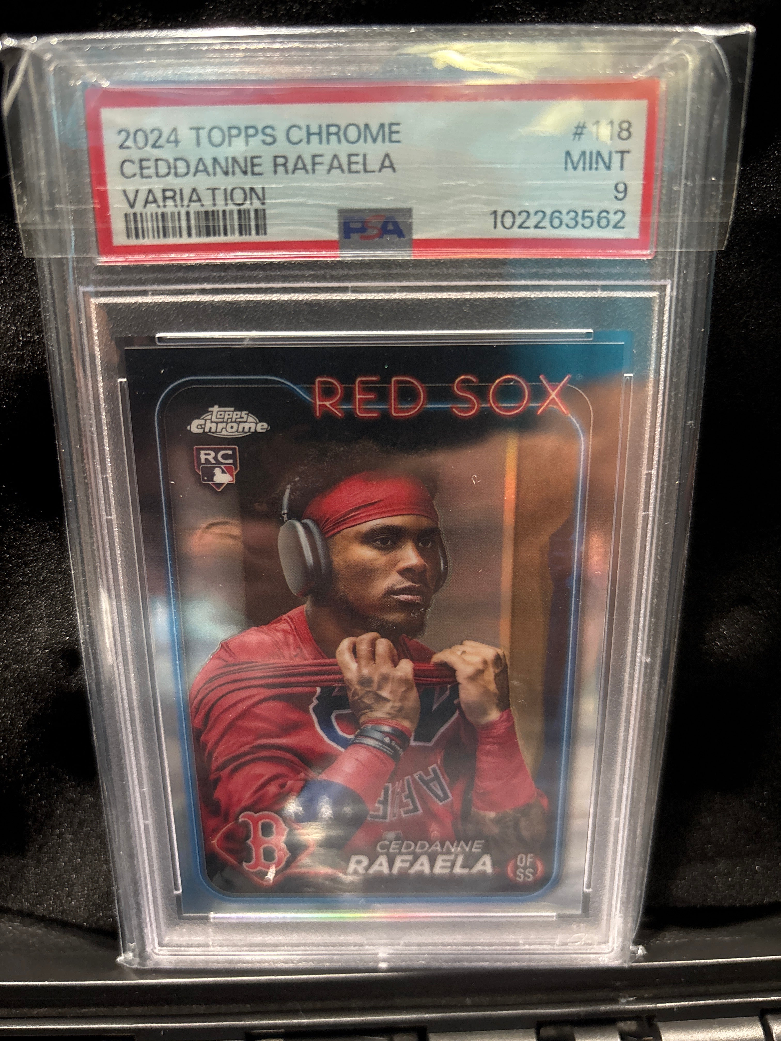 2024 Topps Chrome Ceddanne Rafaela Variation #118 POP 48