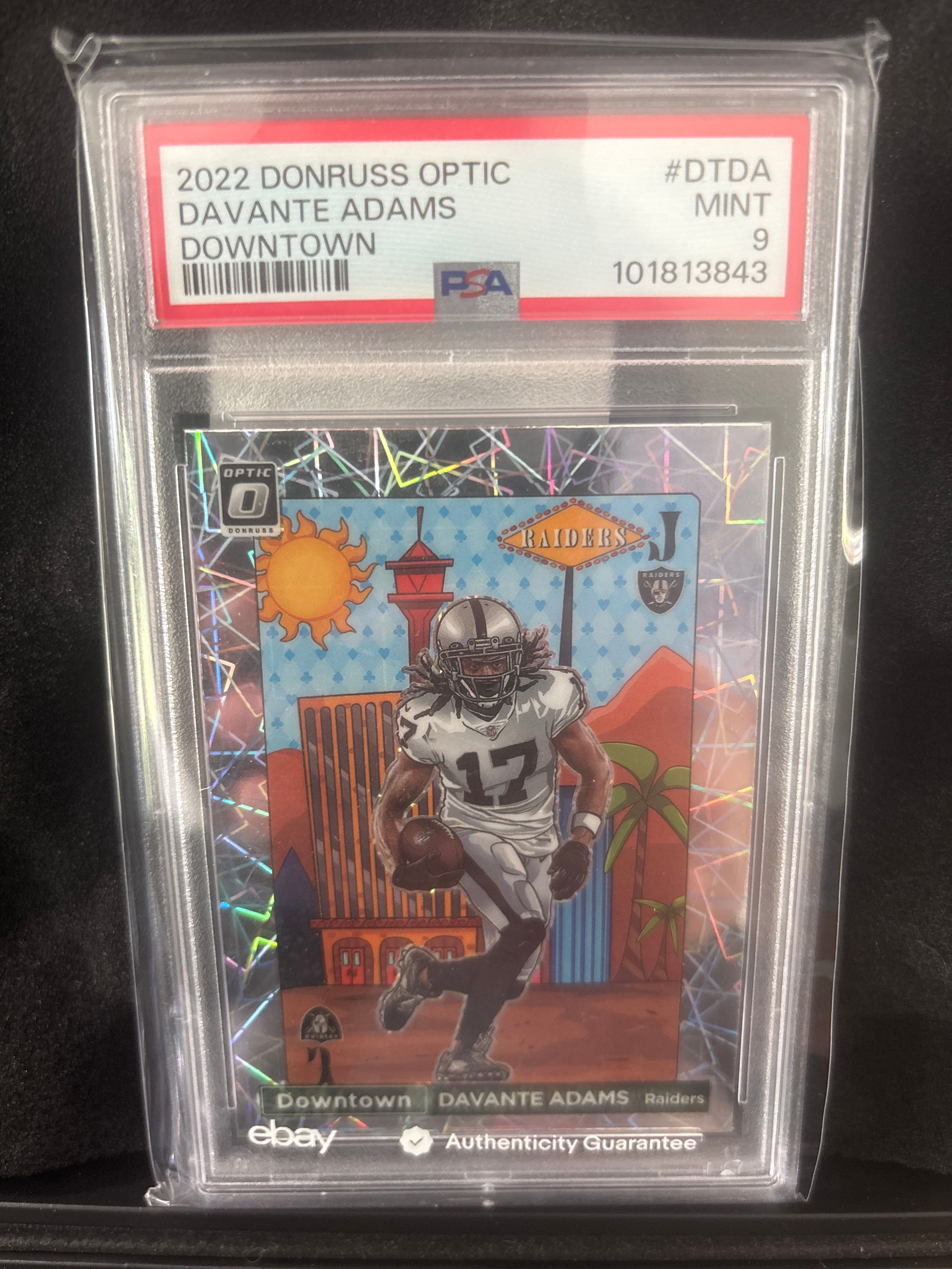 2022 Donruss Optic Davante Adams DOWNTOWN #DTDA POP 73