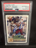 1992 Upper Deck Herschel Walker #194 AUTO