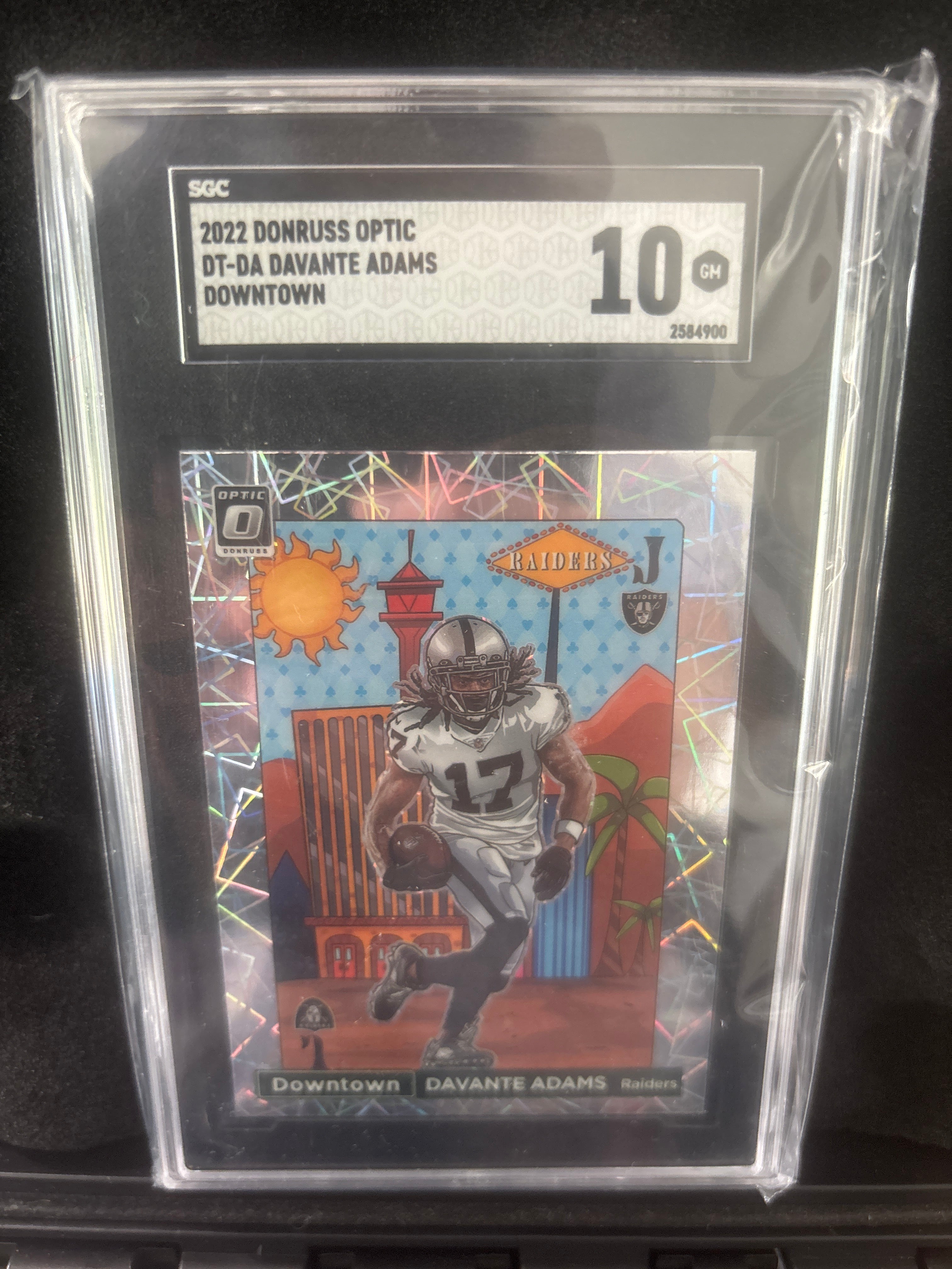 2022 Donruss Optic Davante Adams DOWNTOWN DT-DA