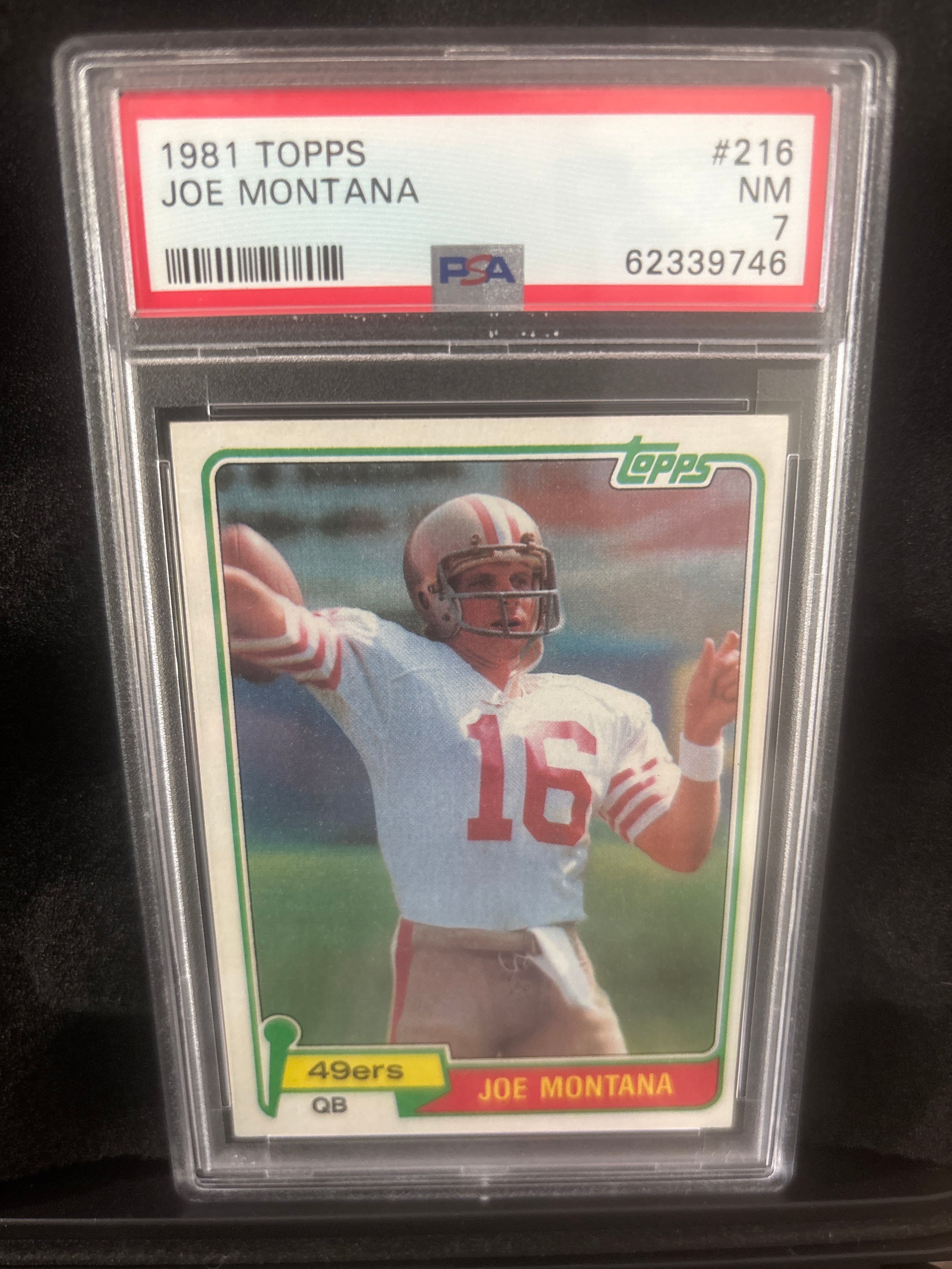 1981 Topps Joe Montana #216