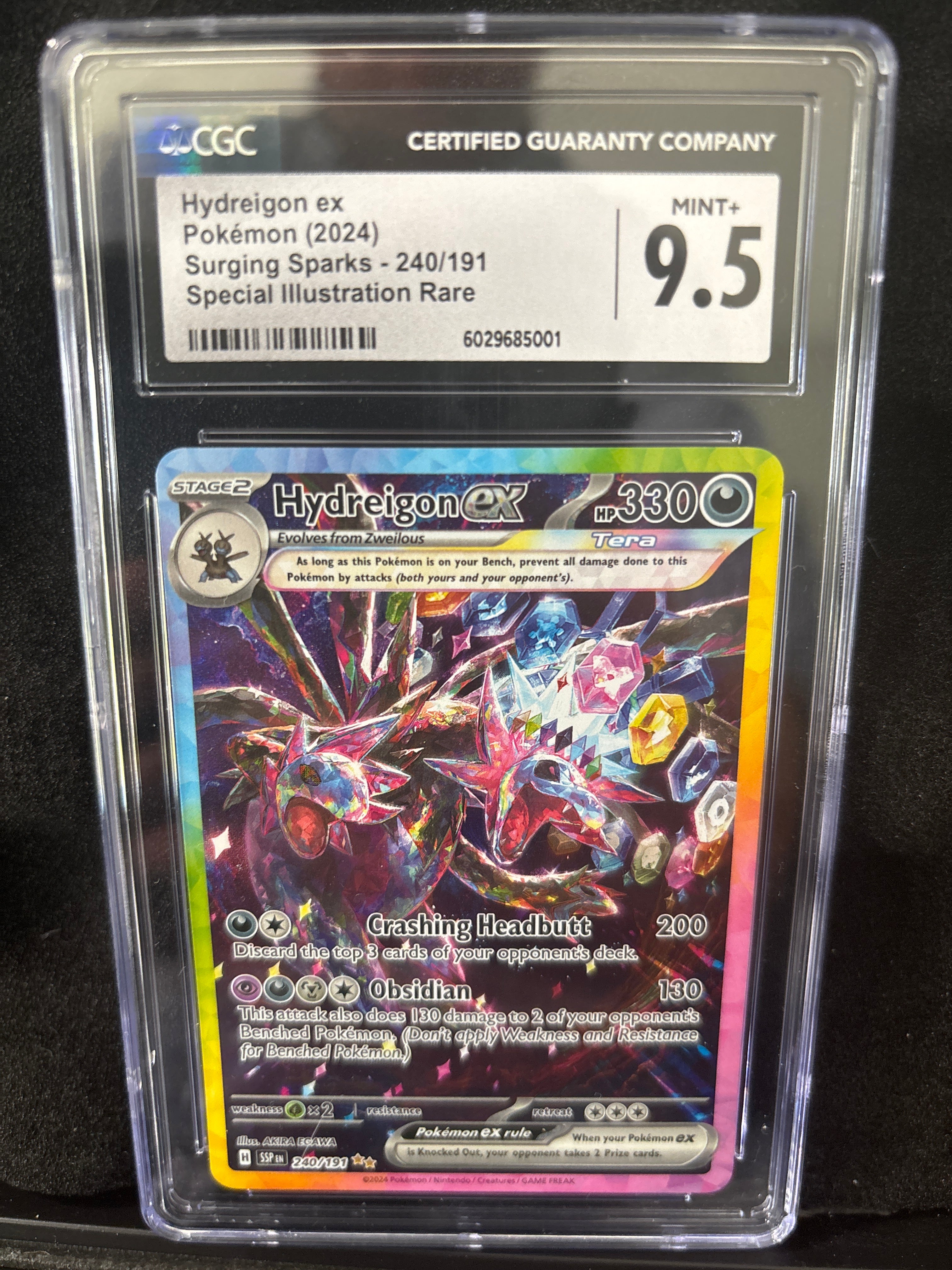 2024 Pokémon Surging Sparks Hydreigon ex Special Illustration Rare #240