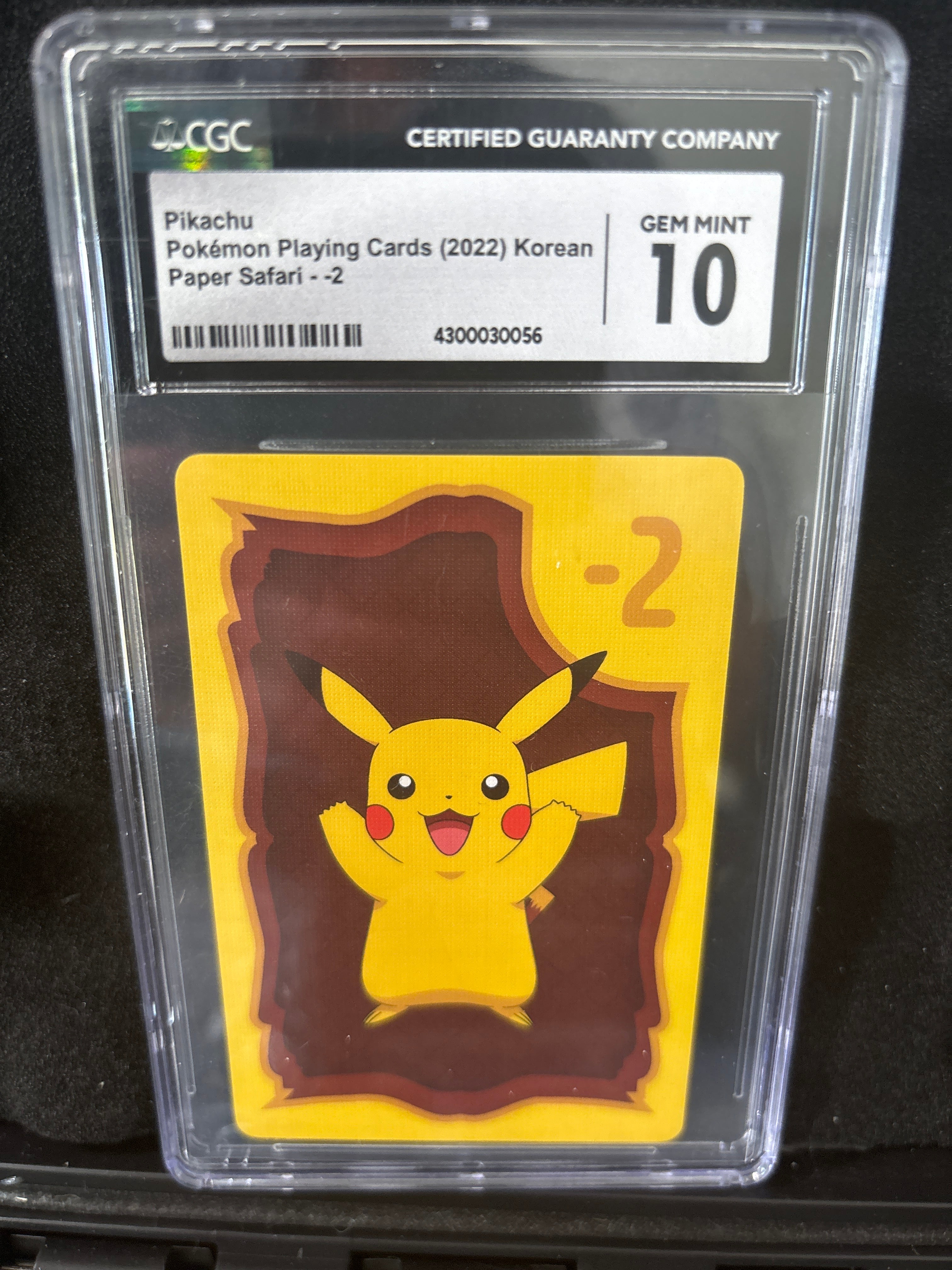 2022 Pokémon Playing Cards Pikachu Korean Paper Safari -2