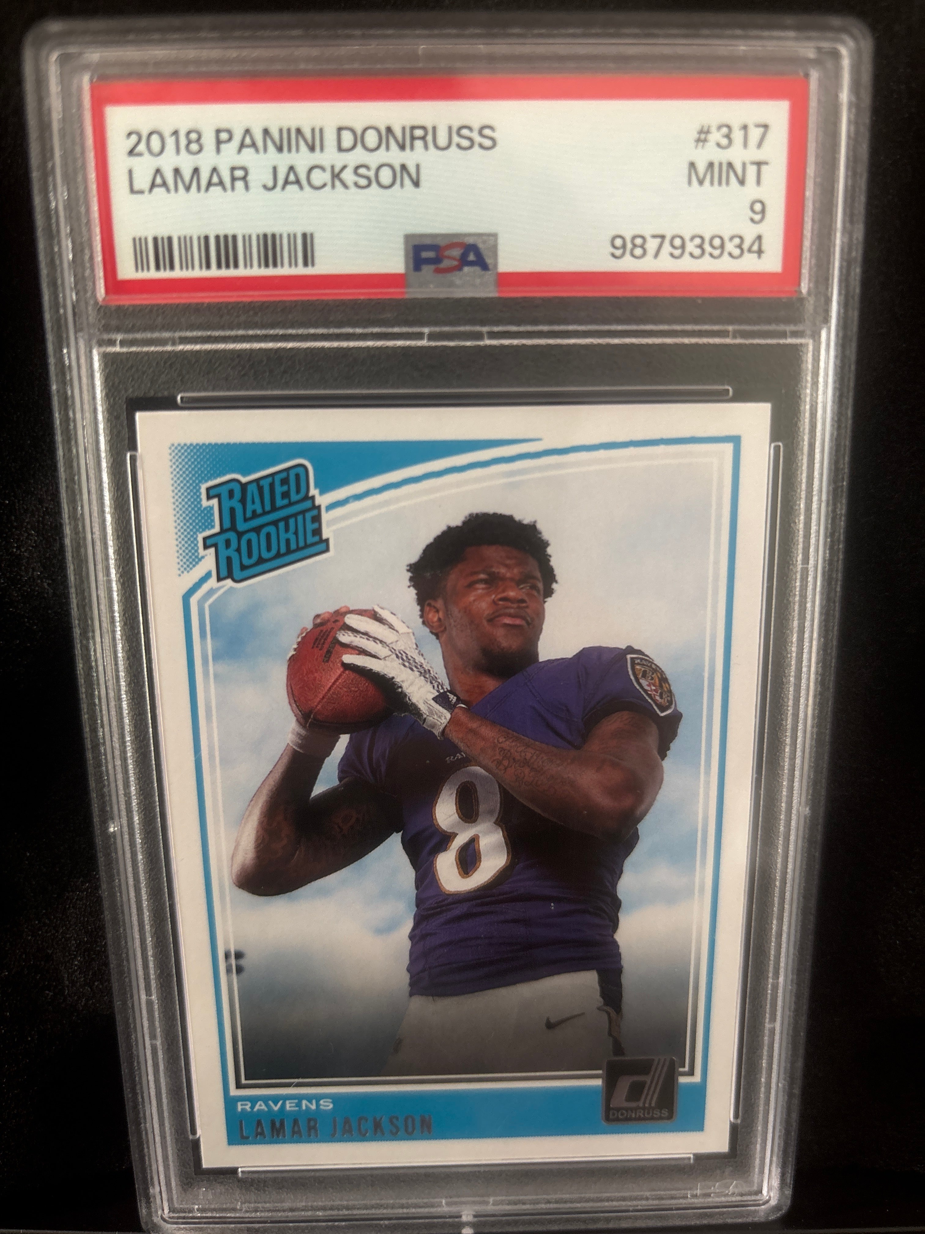 2018 Panini Donruss Lamar Jackson #317